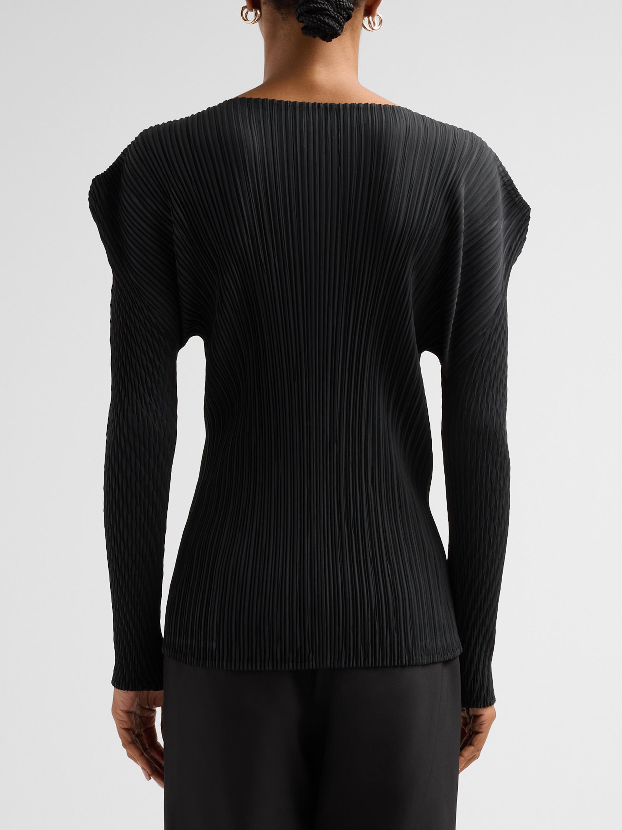 ムク　sar Issey Miyake Box Shoulder Pleats Cardigan | Saks Fifth Avenue