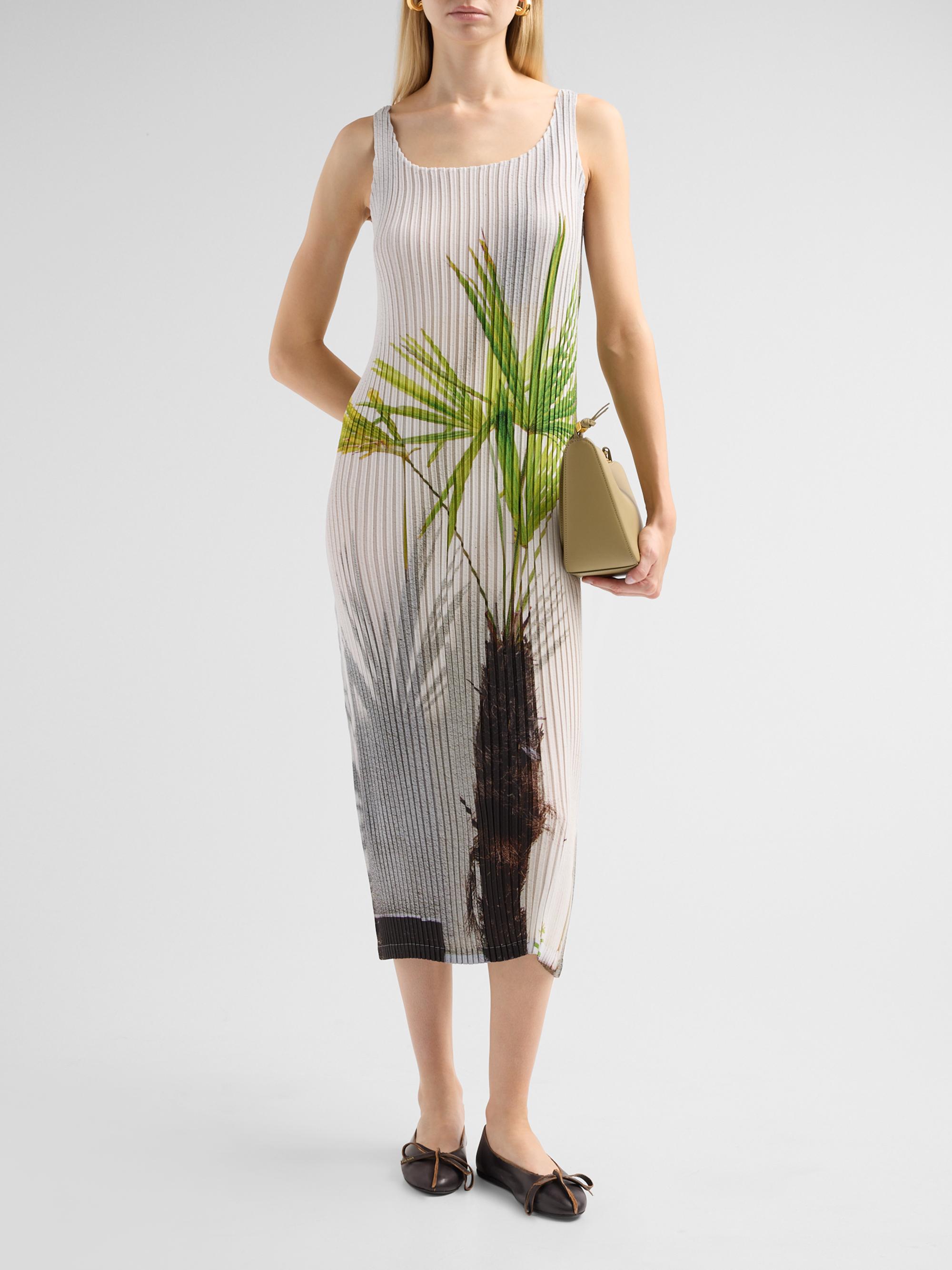 Issey Miyake Urban Jungle Pleats Midi-Dress | Saks Fifth Avenue