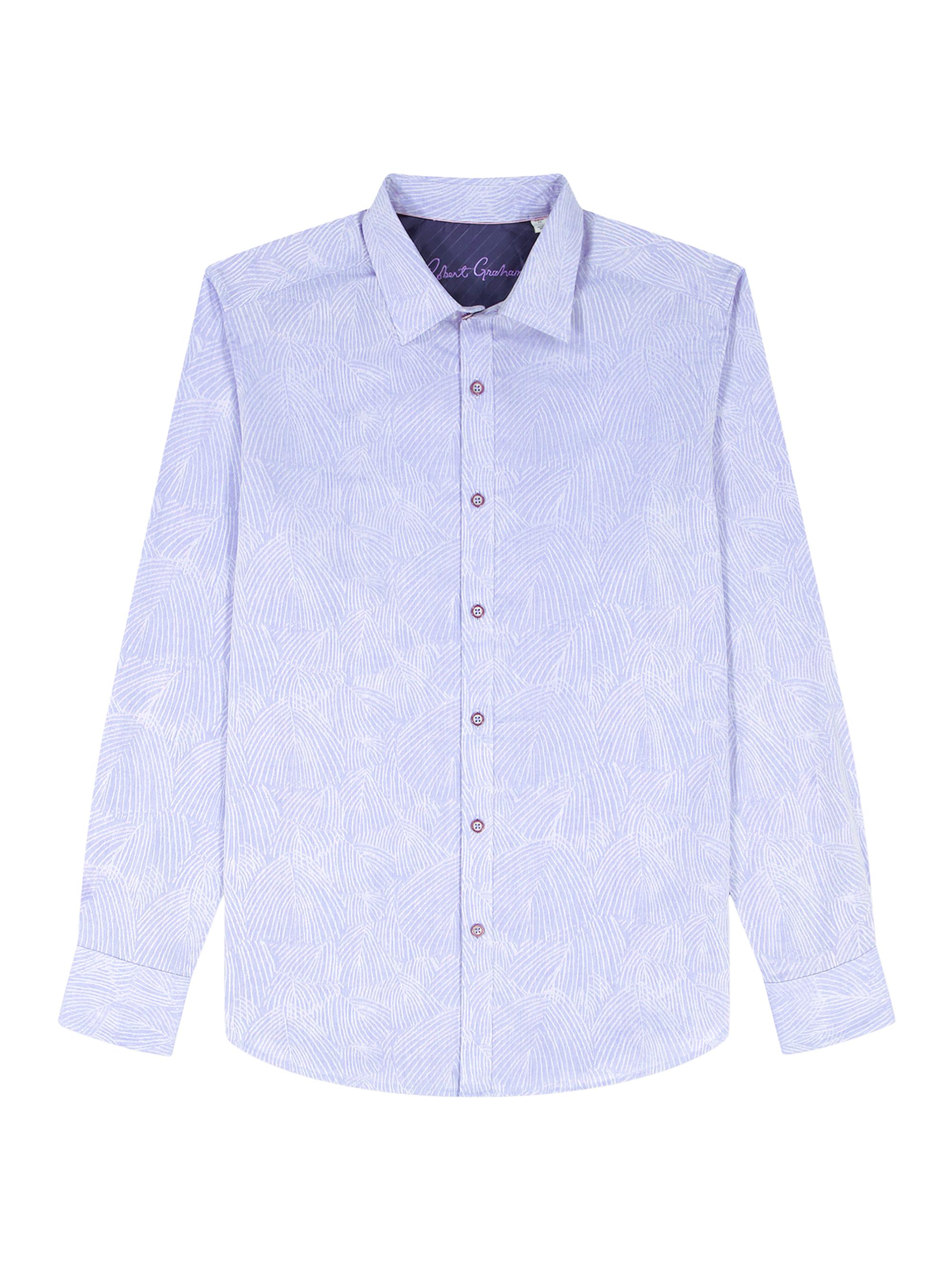Robert Graham Men's Miramar Printed Woven Shirt - Lilac