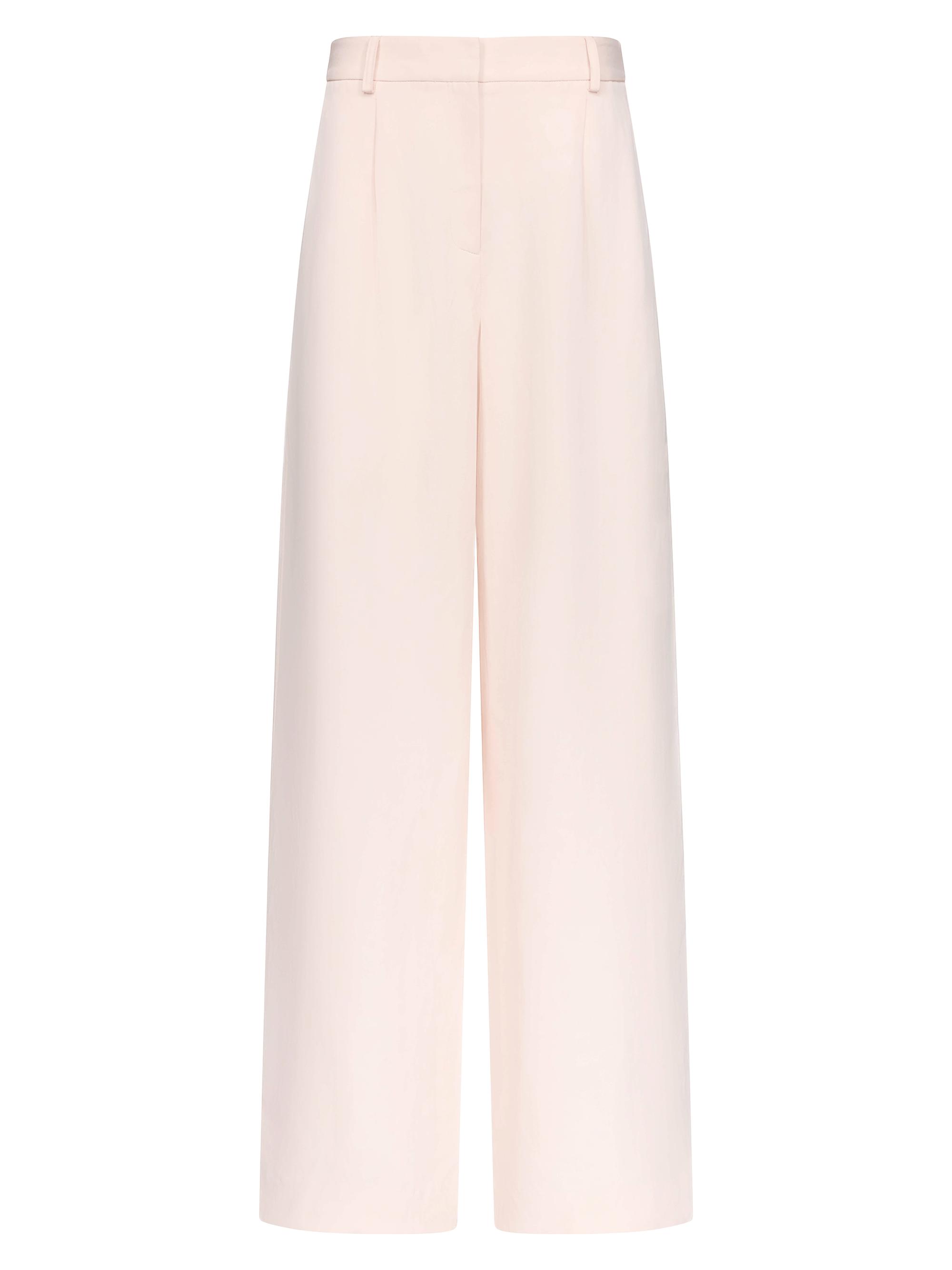 TWP Women's Hudson Pleated Wide-Leg Pants - Creme De Peche | Thumbnail 8