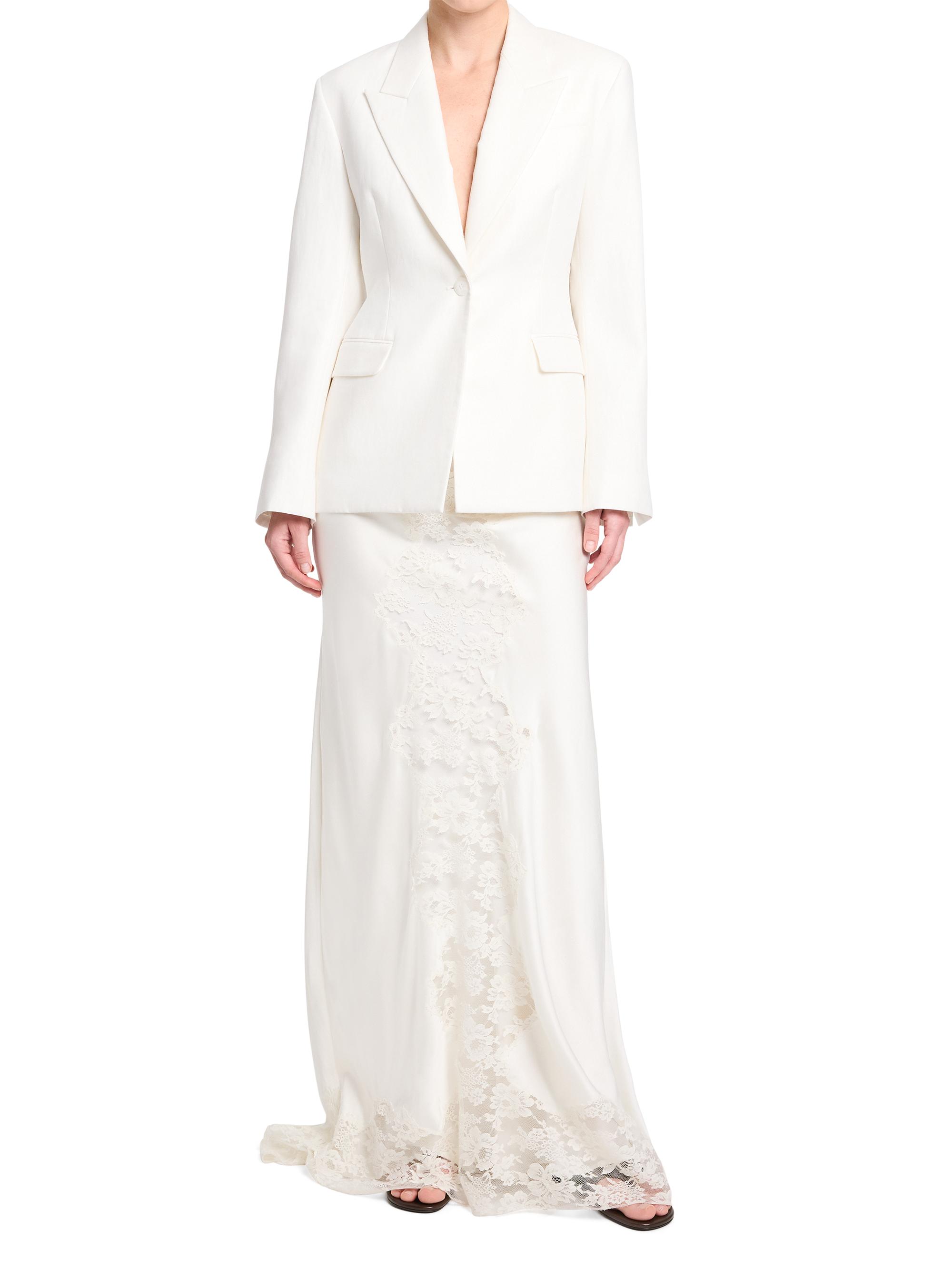 TWP Women's Stretch-Silk Lace Floor-Length Maxi Skirt - | Thumbnail 2