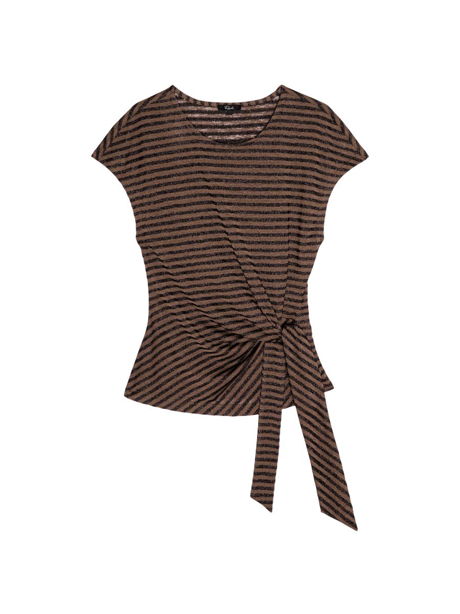 Rails Women's Gabbie Striped Knit Top In Brown