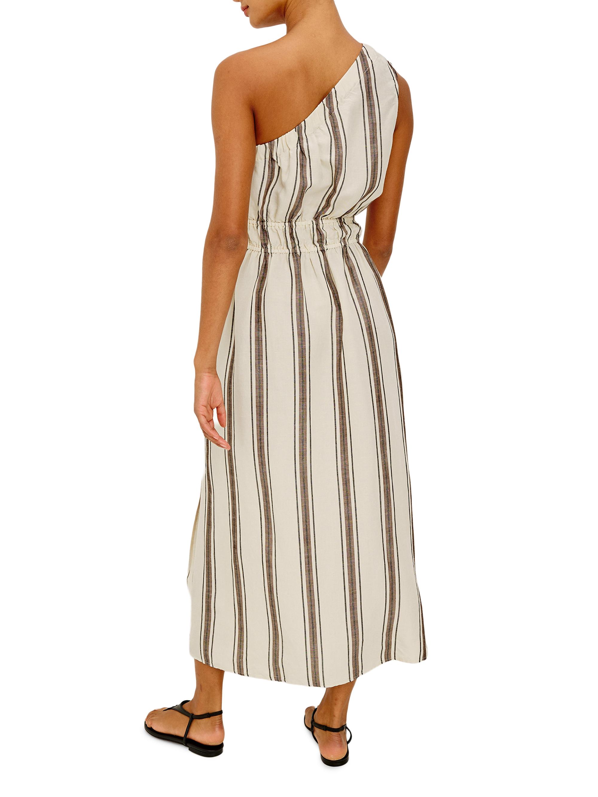 Rails Women's Selani Striped Linen-Blend Midi Dress - Sequoia Stripe | Thumbnail 5