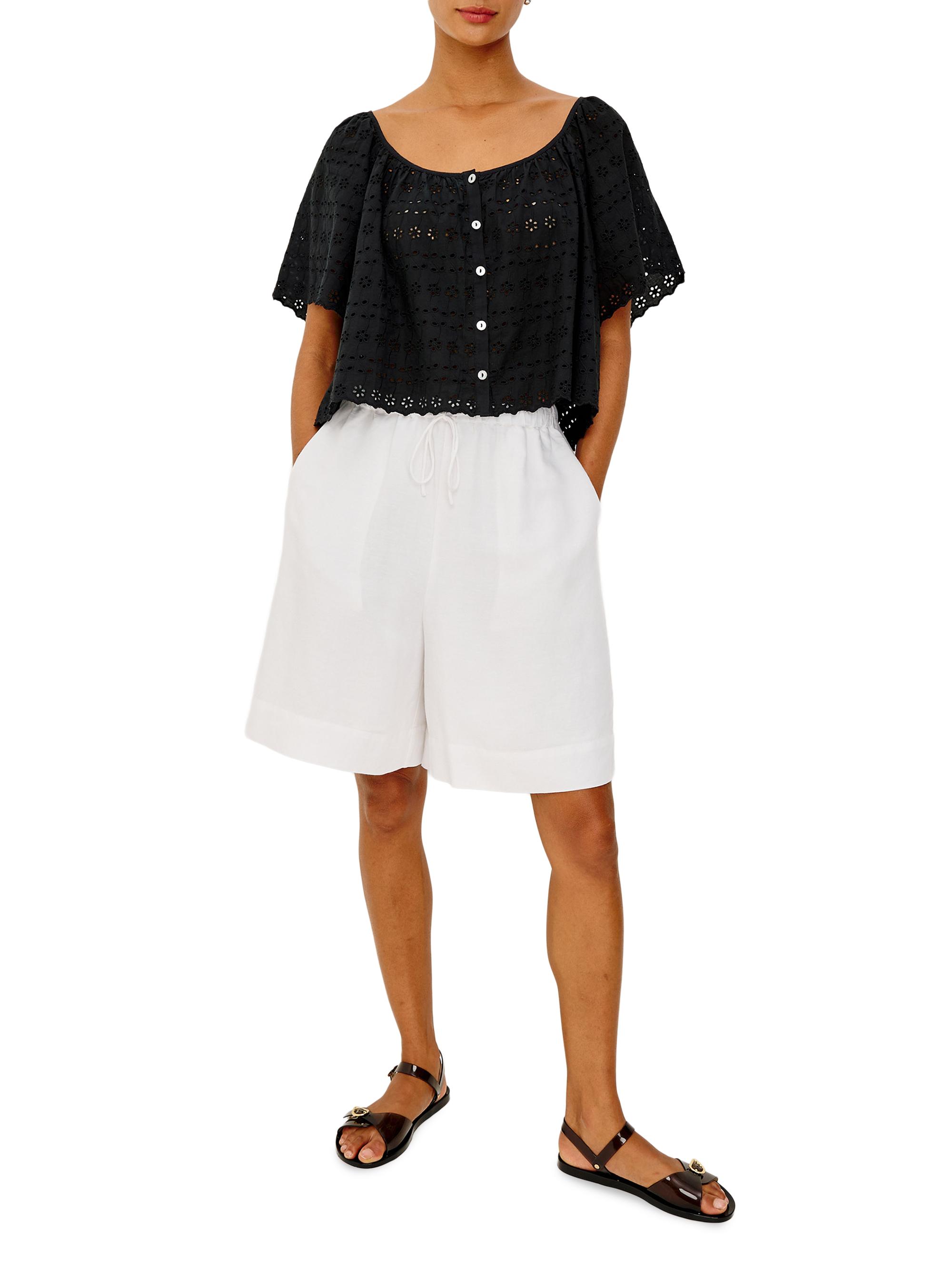 Rails Women's Miller Eyelet Cotton Top - Black Eyelet | Thumbnail 2