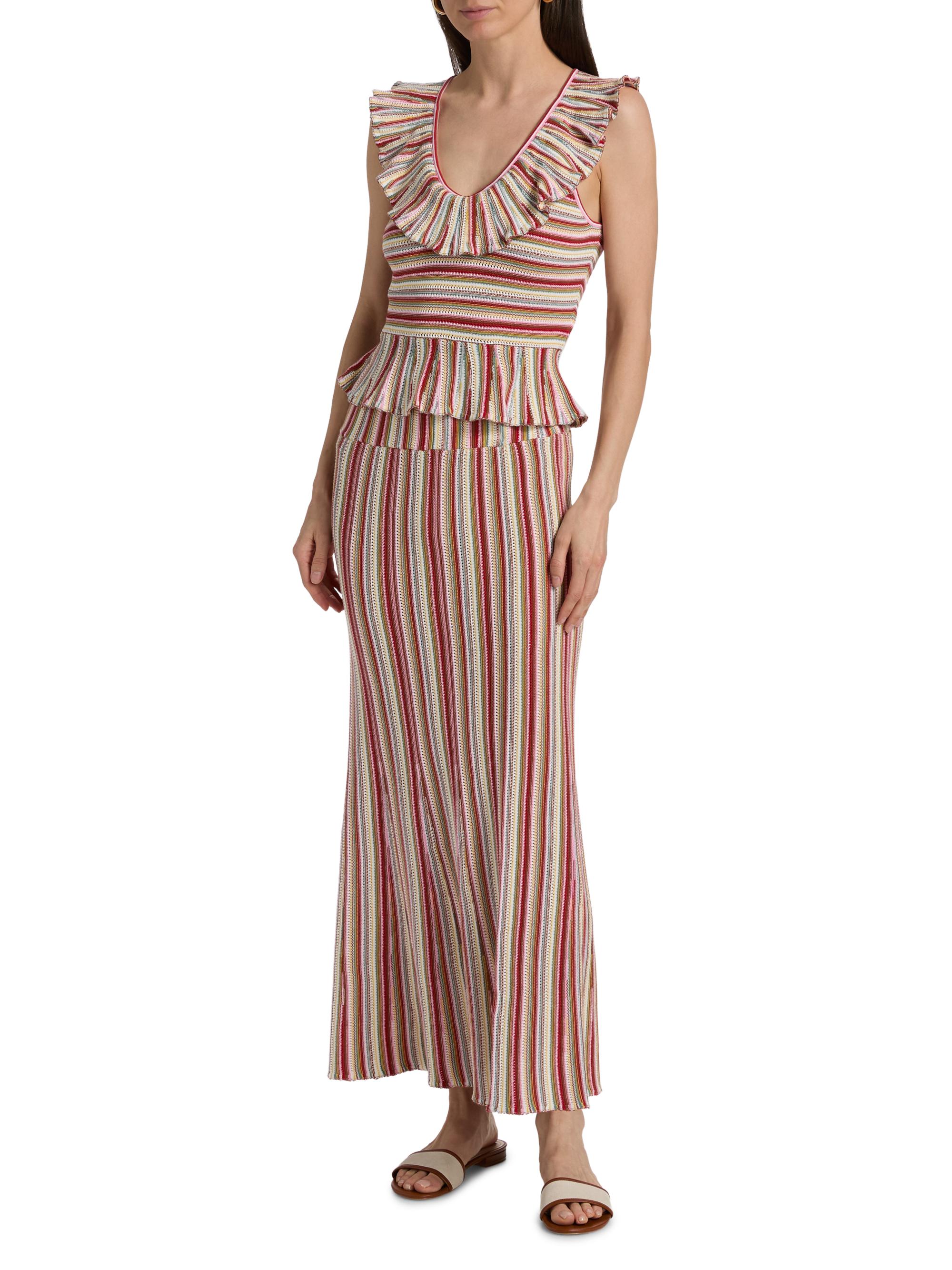 Rails Women's Nari Striped Cotton Maxi Skirt - Havana Stripe | Thumbnail 2
