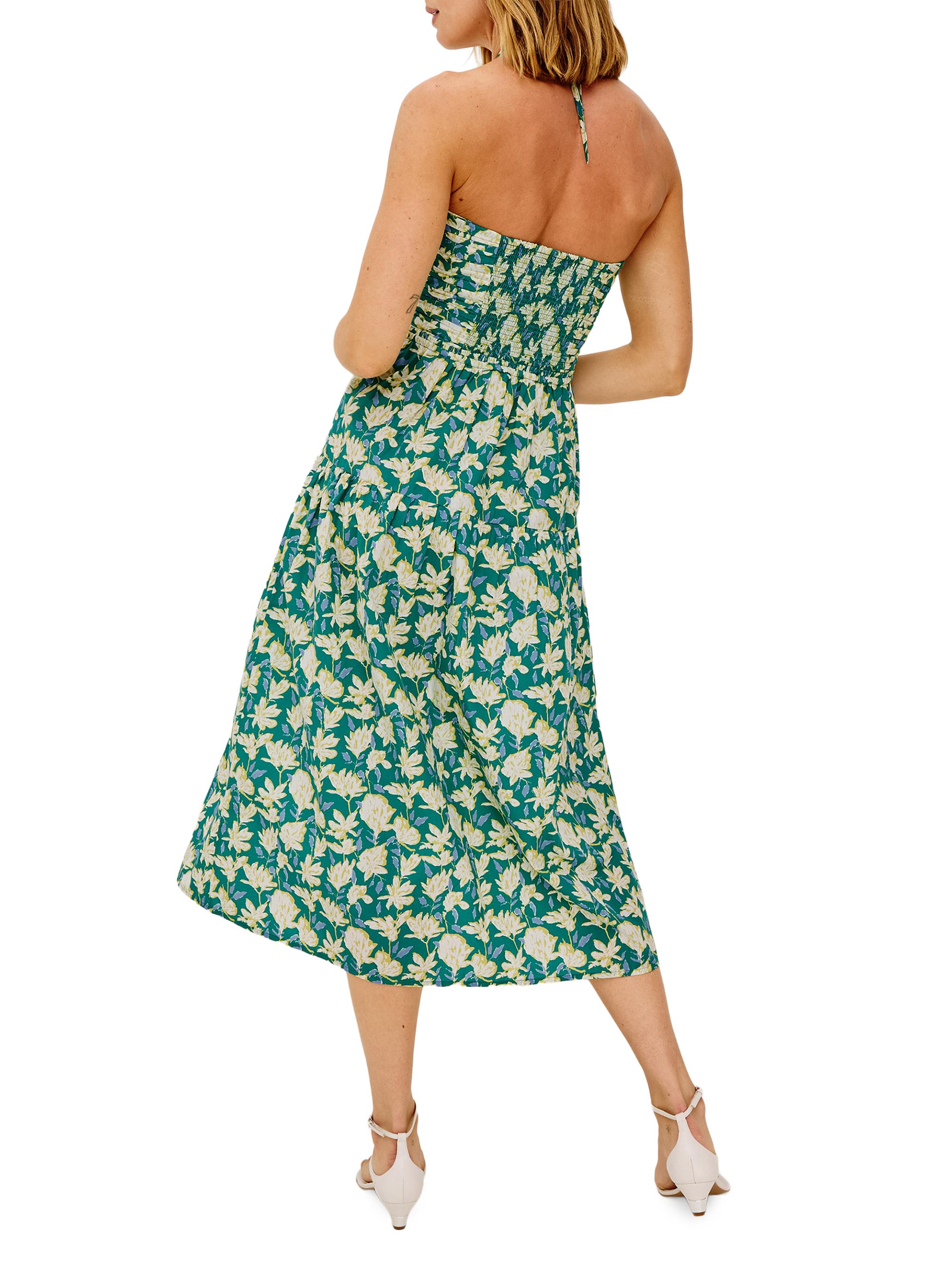Rails Women's Irene Floral Cotton Midi-Dress - Green Mayflower | Thumbnail 4