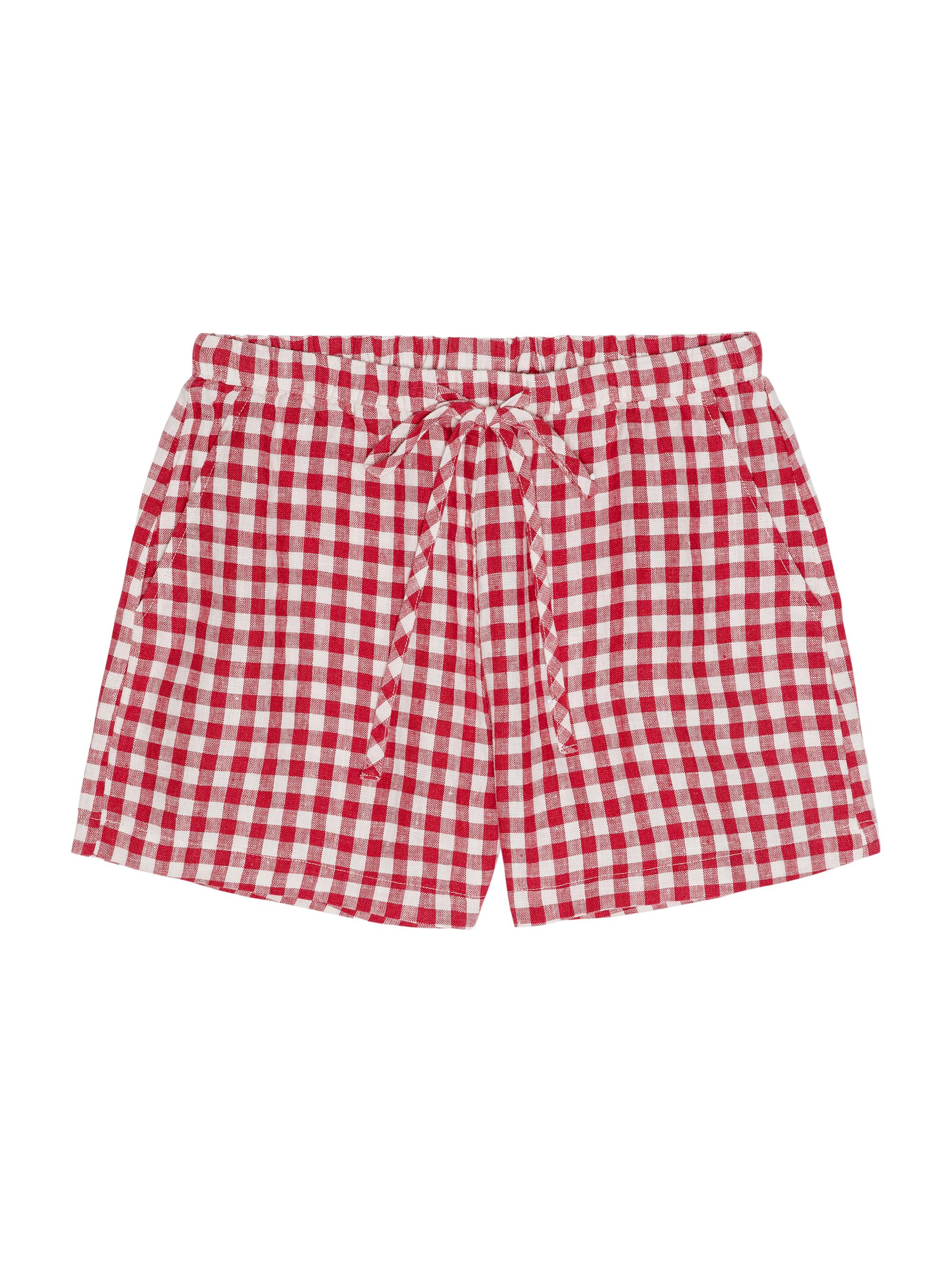 Rails Women's Jenner Gingham Linen Shorts - Picnic Check