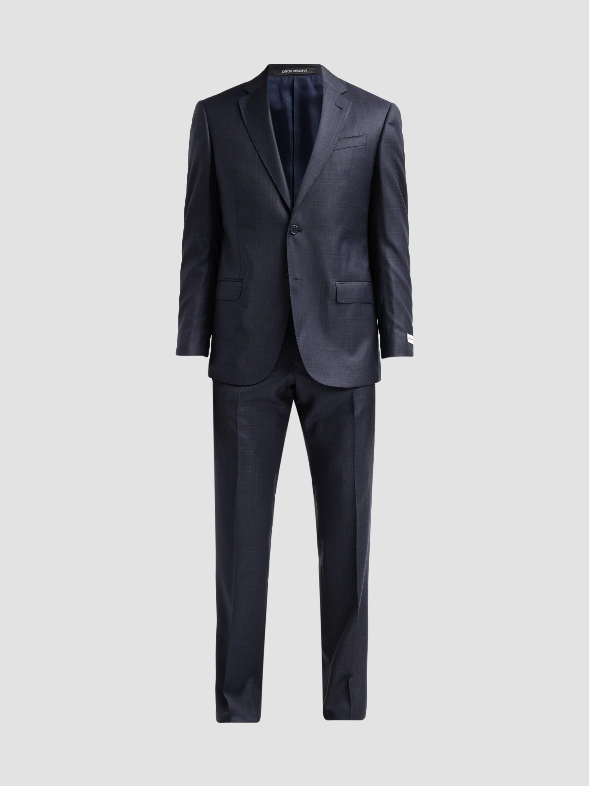Emporio Armani Virgin Wool Single-Breasted Suit | Saks Fifth Avenue