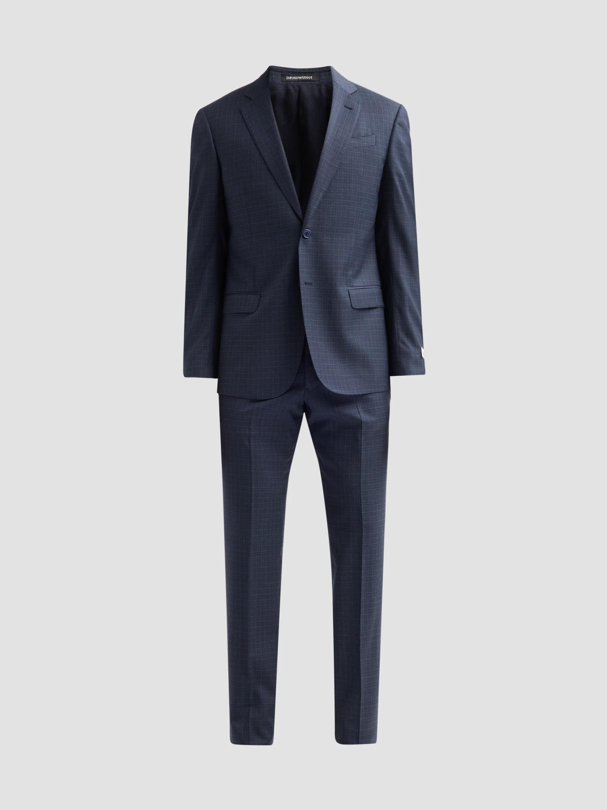 Emporio Armani Textured Wool-Silk Tuxedo | Saks Fifth Avenue