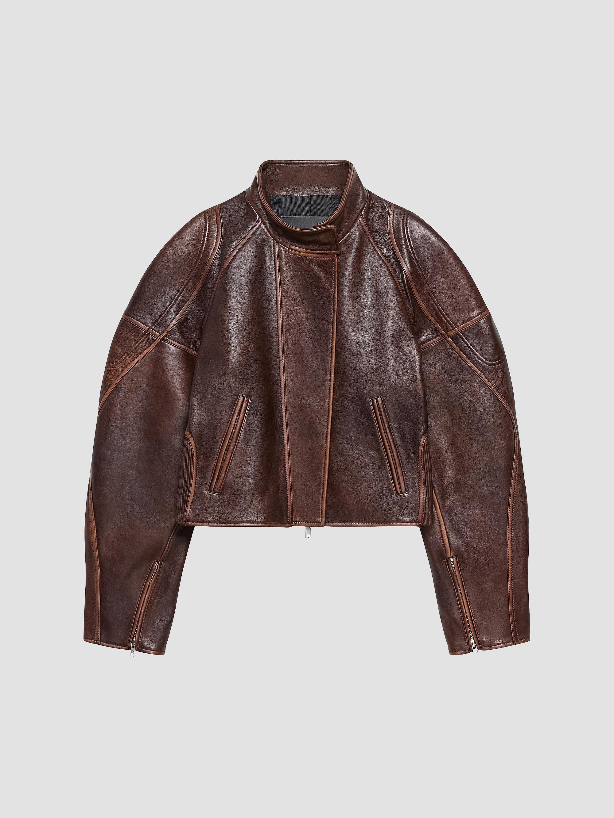 Helmut Lang Leather Saddle Jacket | Saks Fifth Avenue