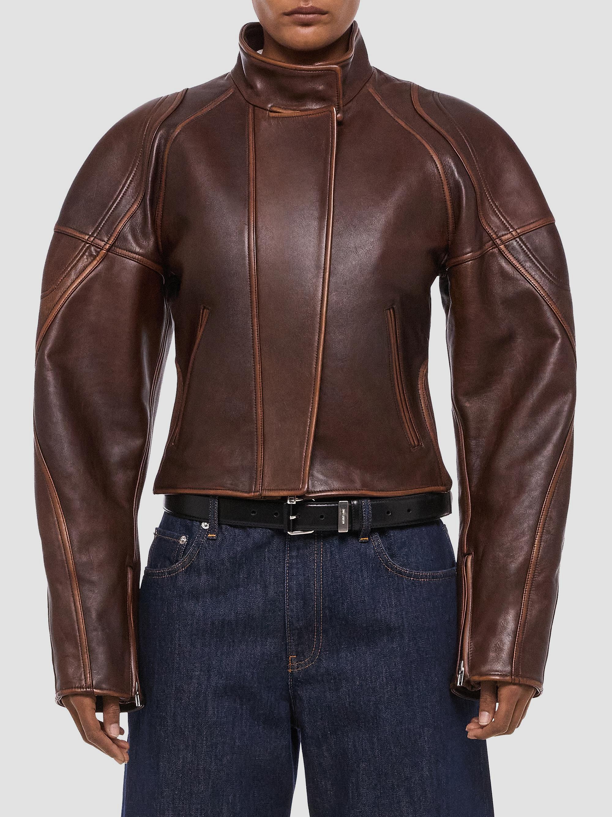 Helmut Lang Leather Saddle Jacket | Saks Fifth Avenue