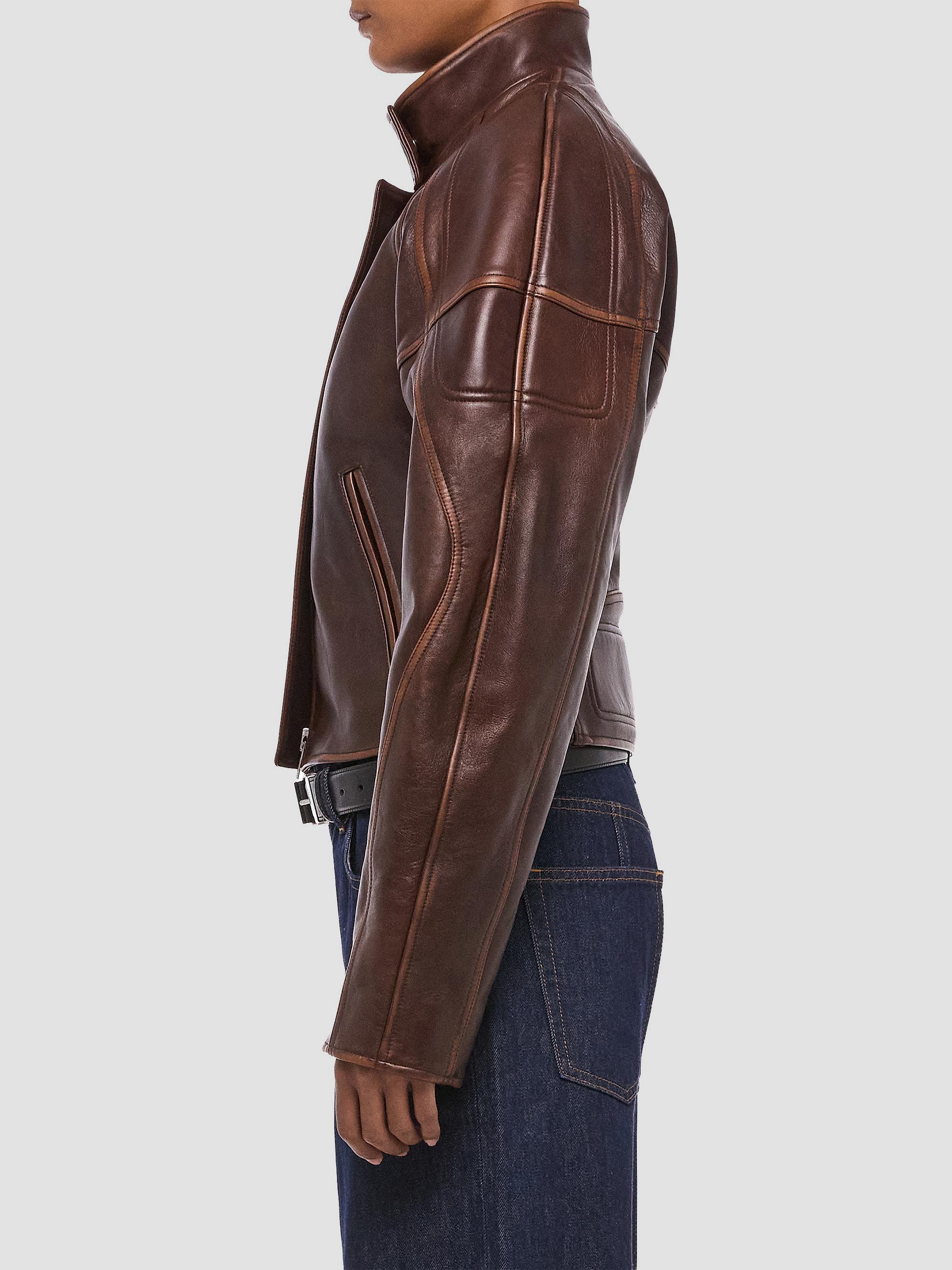 Helmut Lang Leather Saddle Jacket | Saks Fifth Avenue