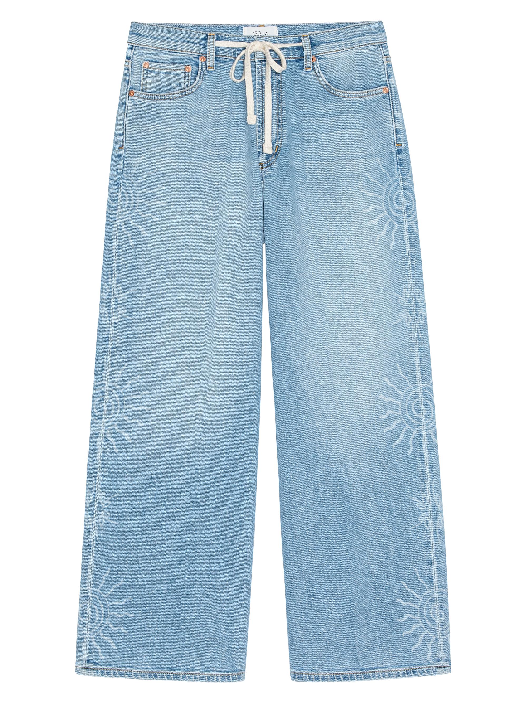 Rails Women's Angeleno Cotton Crop Jeans - Soleil Laser