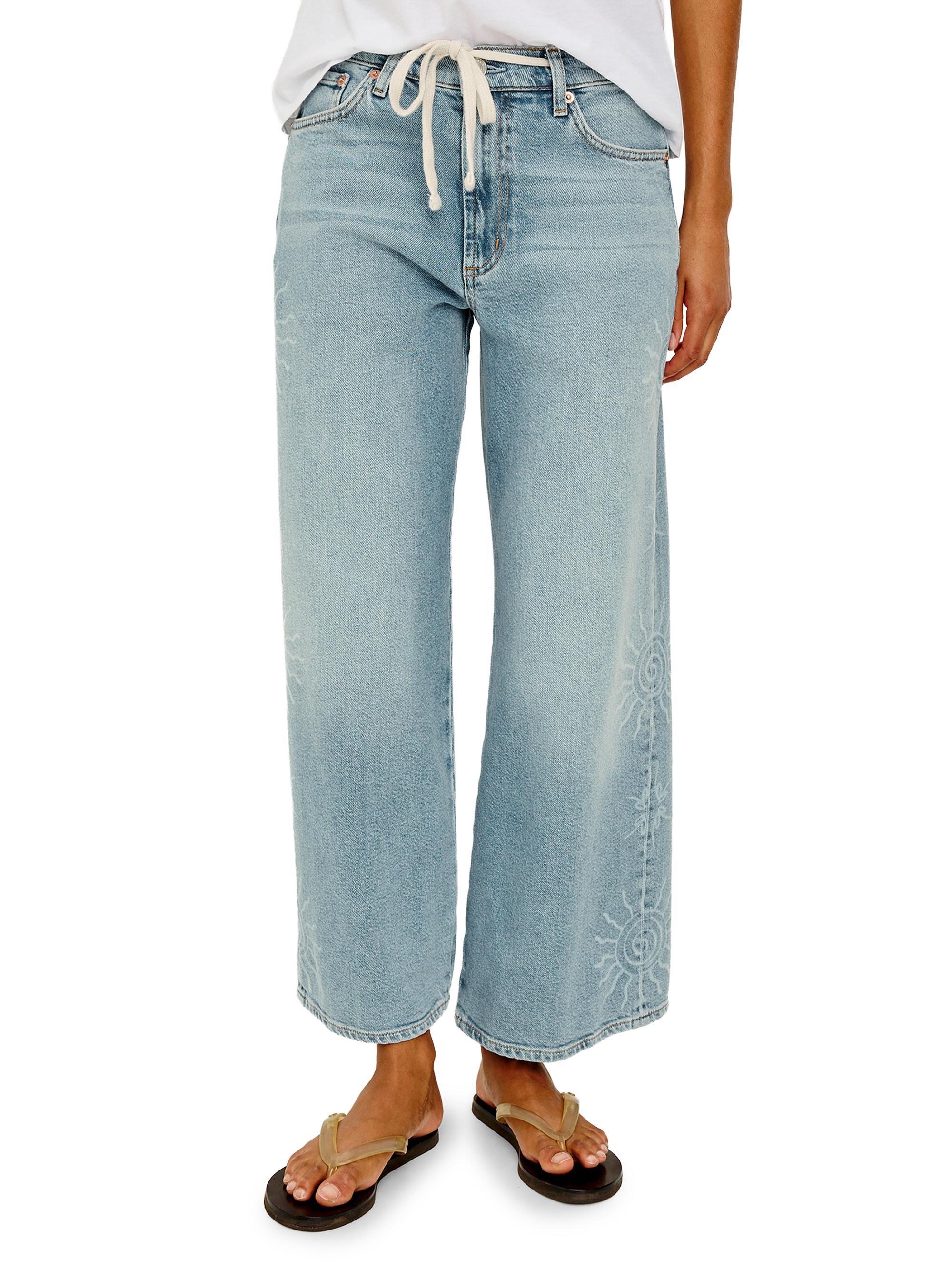 Rails Women's Angeleno Cotton Crop Jeans - Soleil Laser | Thumbnail 3