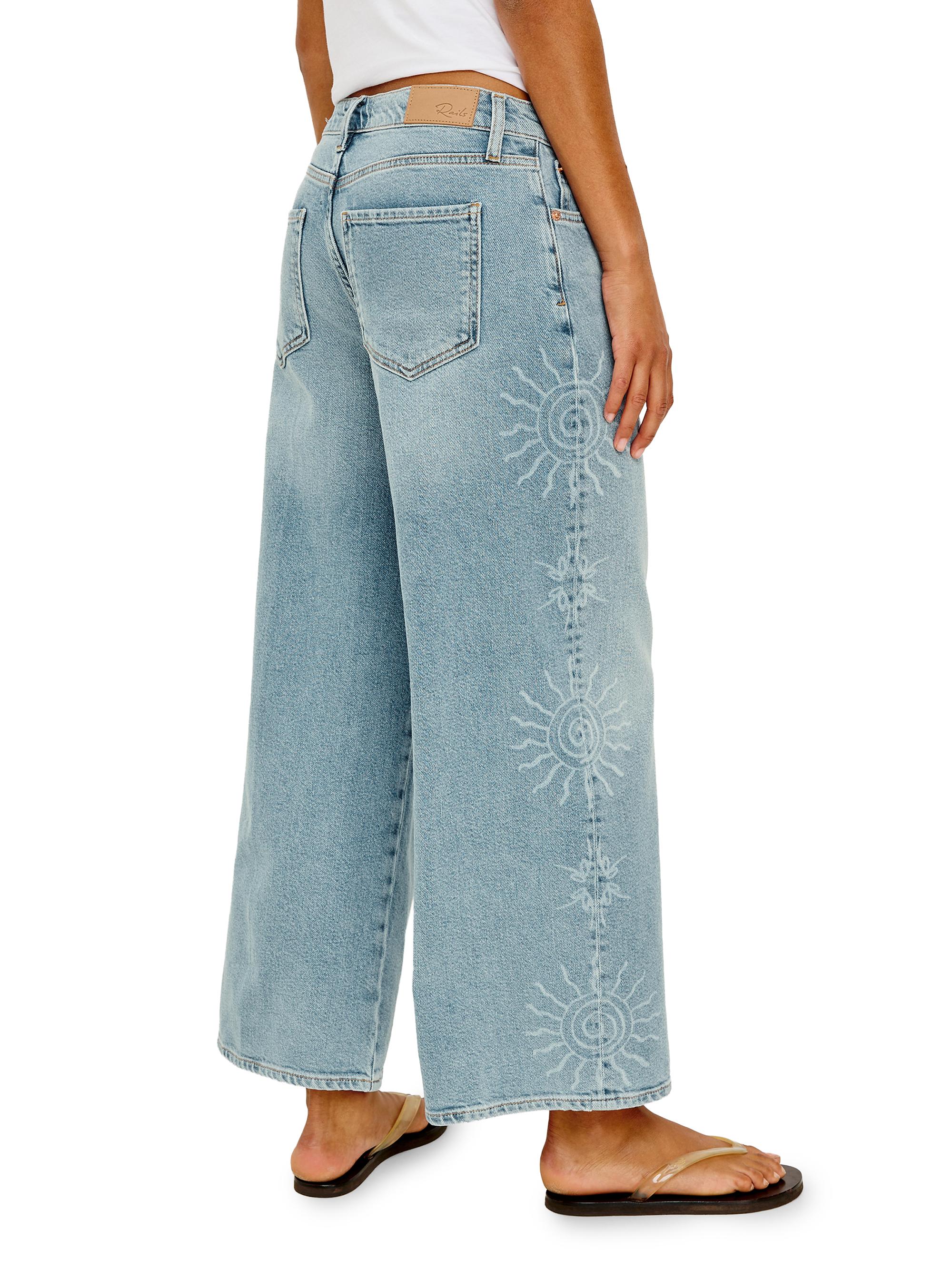 Rails Women's Angeleno Cotton Crop Jeans - Soleil Laser | Thumbnail 4
