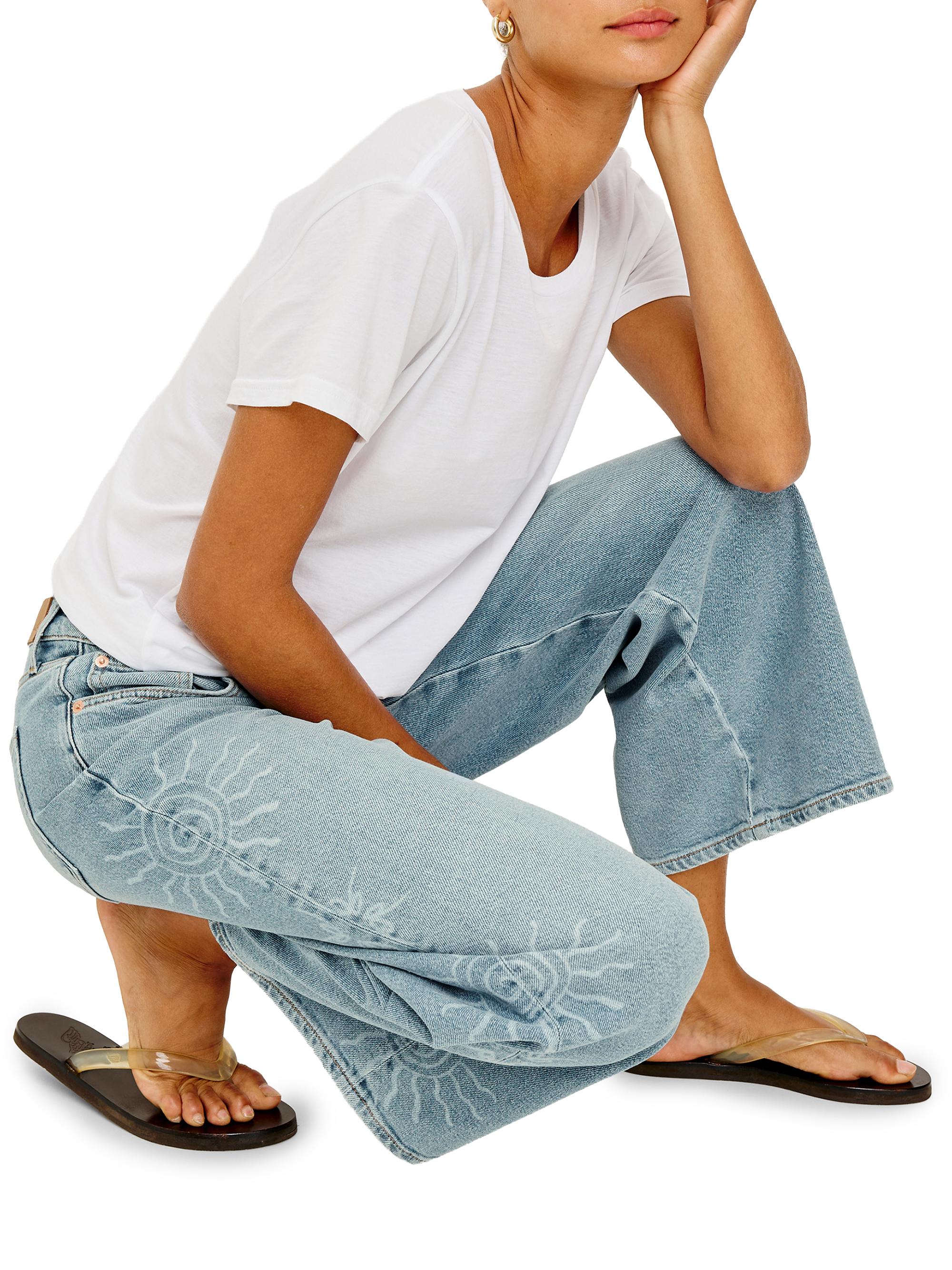 Rails Women's Angeleno Cotton Crop Jeans - Soleil Laser | Thumbnail 8