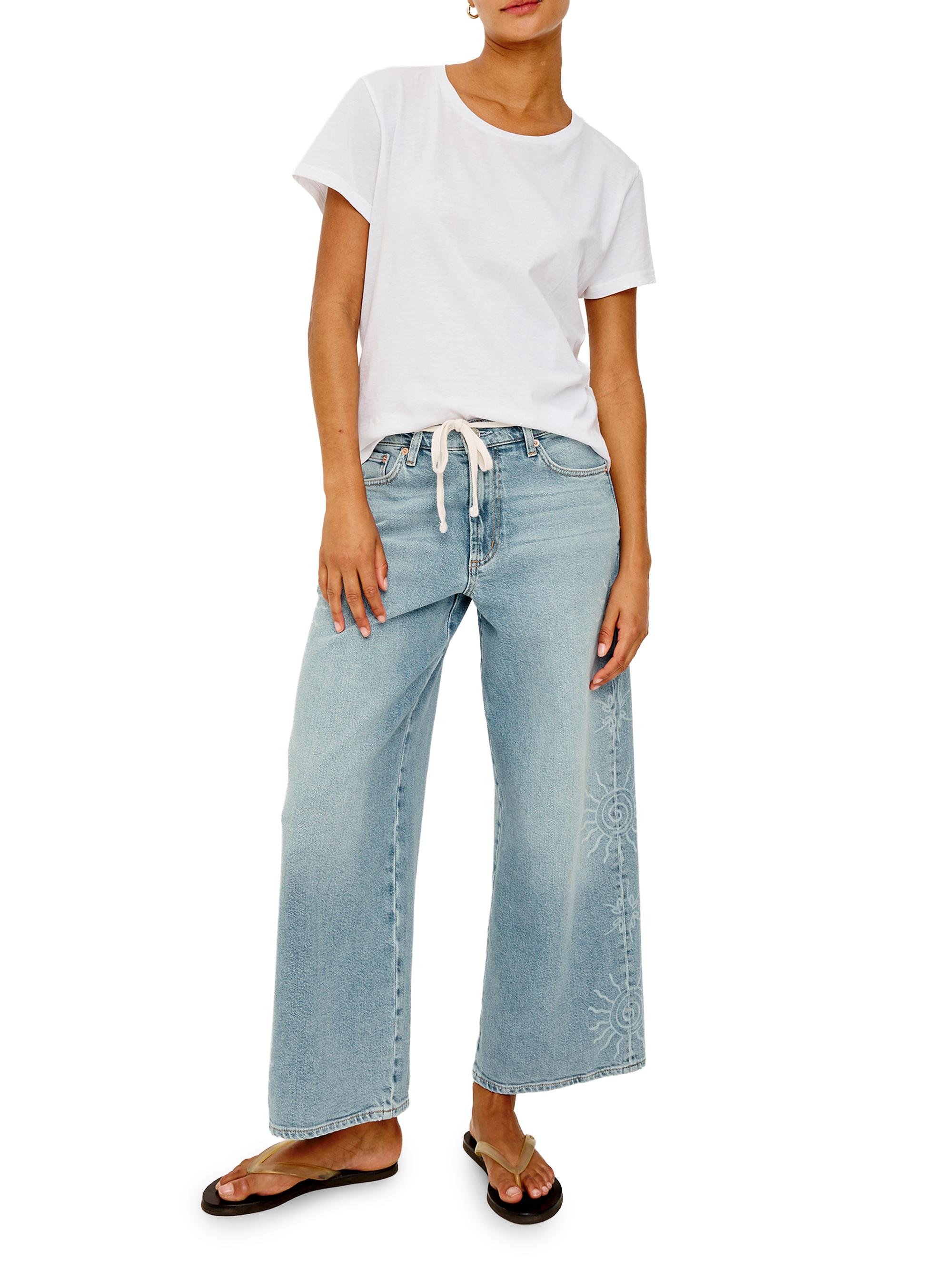 Rails Women's Angeleno Cotton Crop Jeans - Soleil Laser | Thumbnail 2