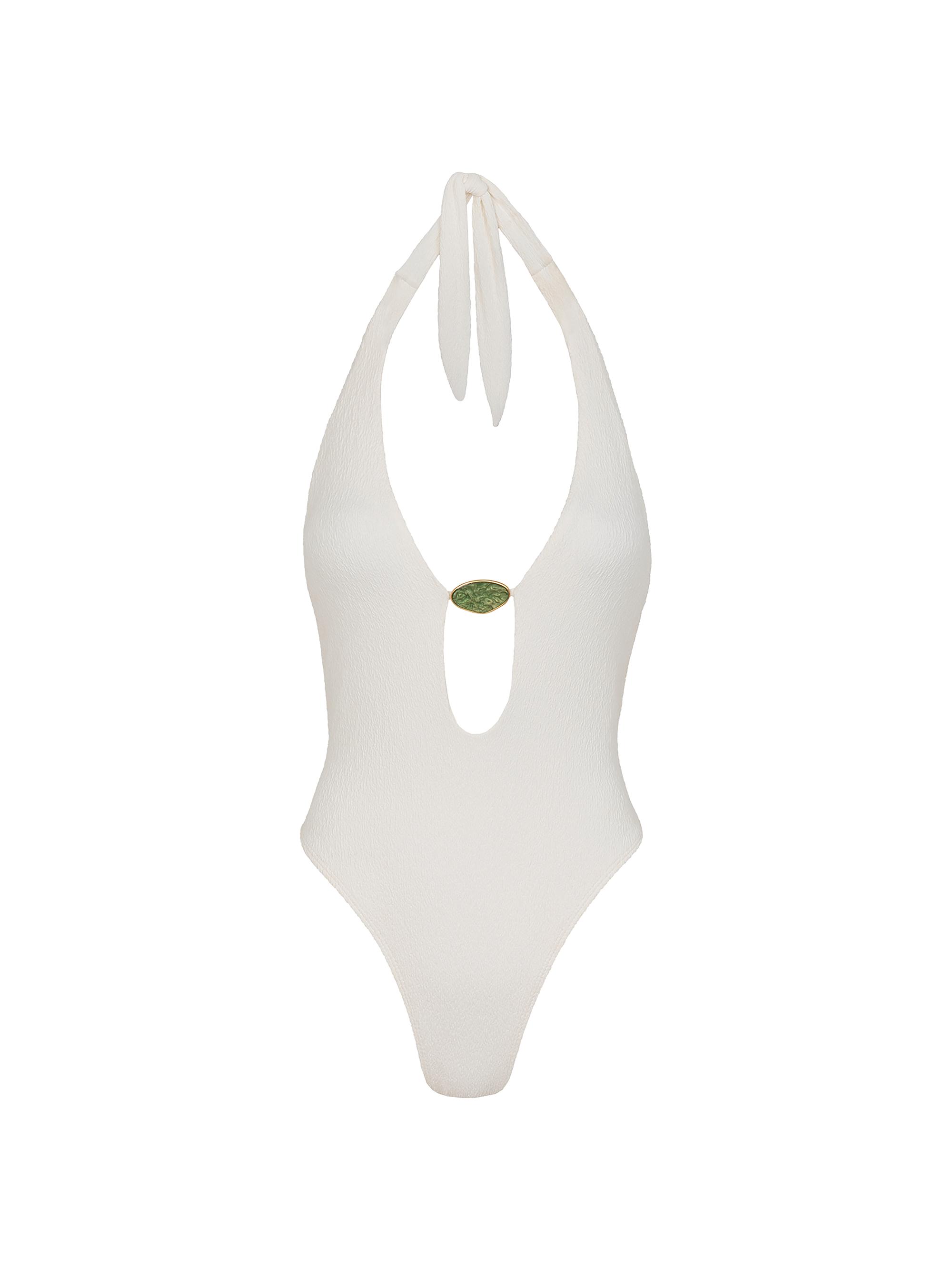 ViX by Paula Hermanny Women's Petra Babi One-Piece Swimsuit - White