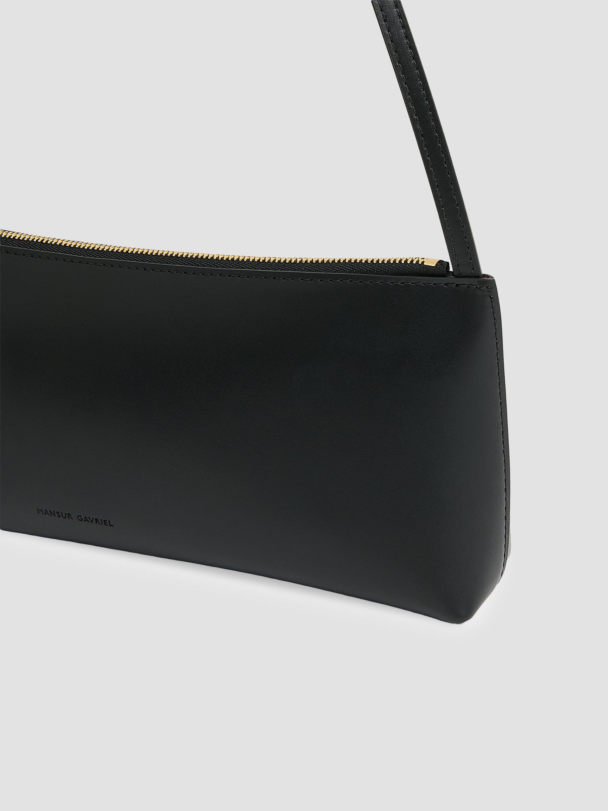 Mansur Gavriel Women's Gaia Leather Baguette - Black Flamma | Thumbnail 4
