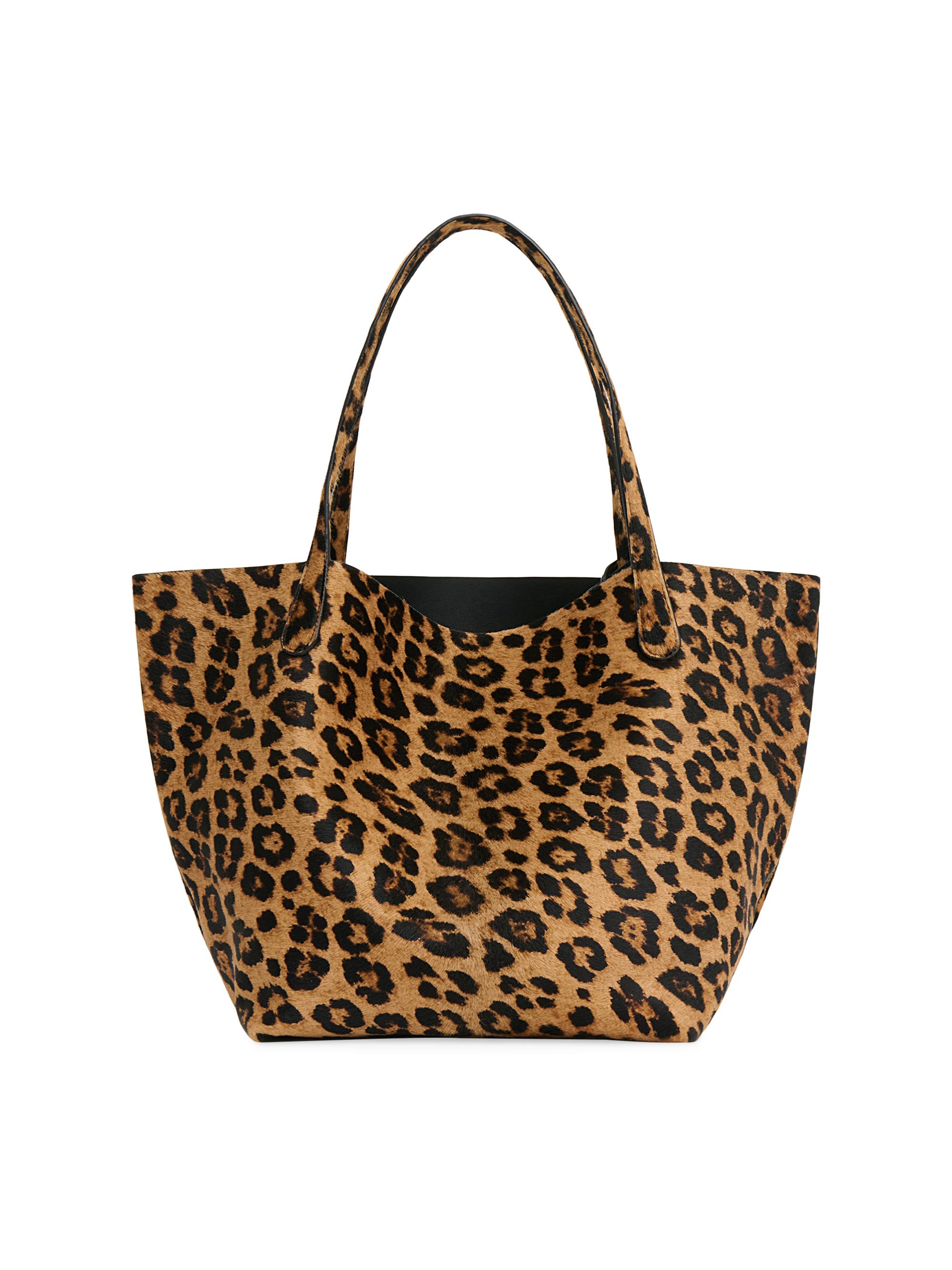 Mansur Gavriel Women's Everyday Soft Leopard-Print Calf Hair Tote Bag - Leopard