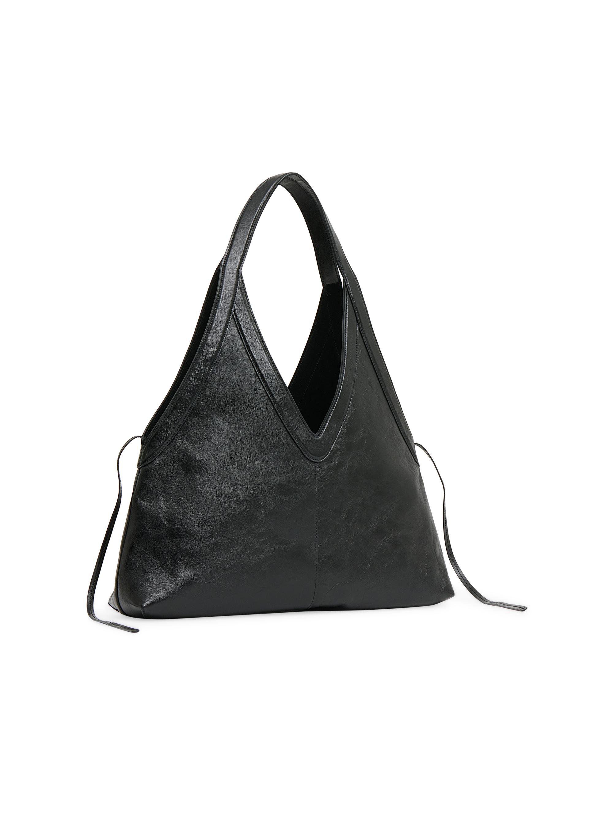 Mansur Gavriel Women's  Logo Soft Tote Bag - Black | Thumbnail 2