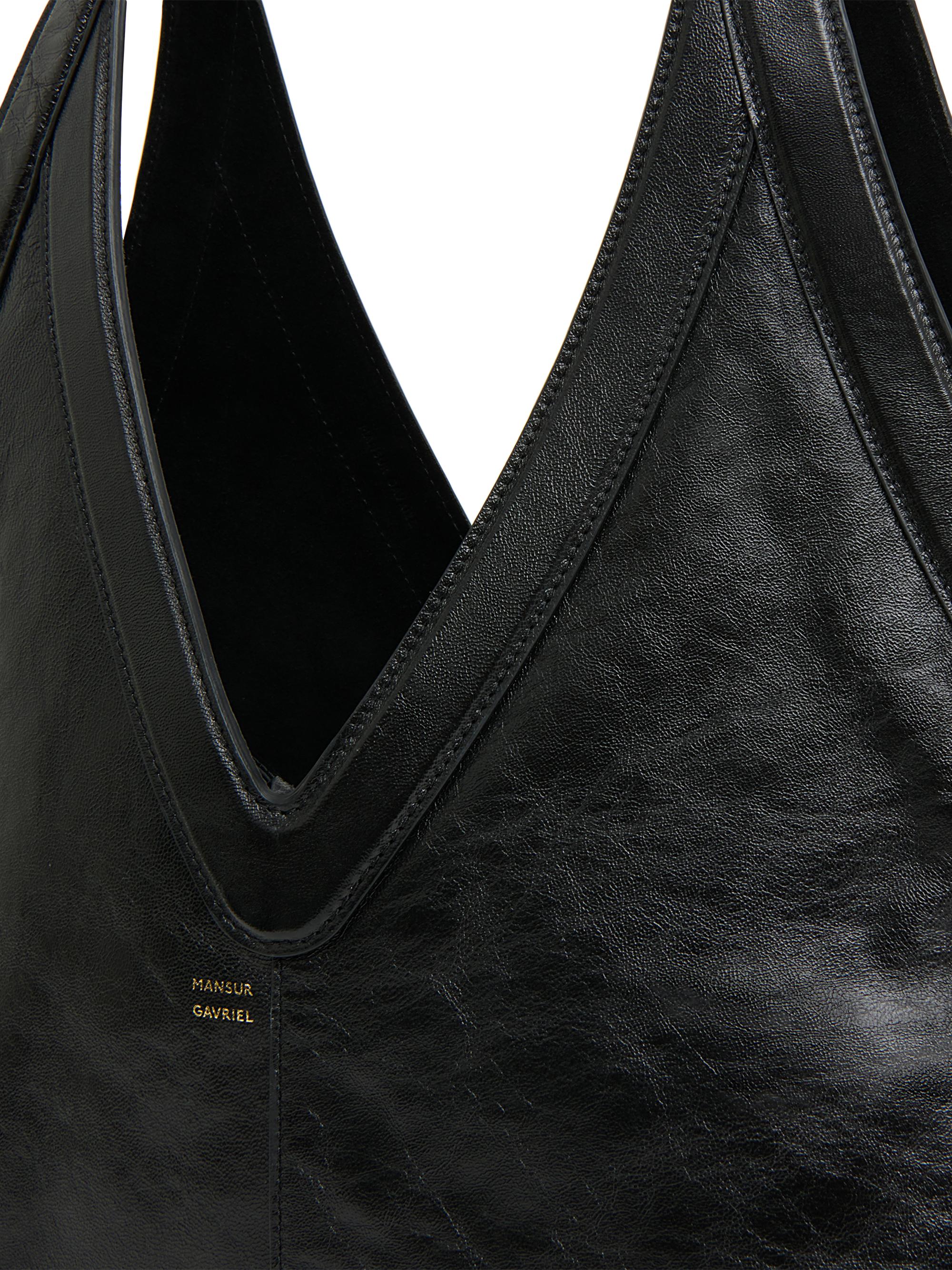 Mansur Gavriel Women's  Logo Soft Tote Bag - Black | Thumbnail 4