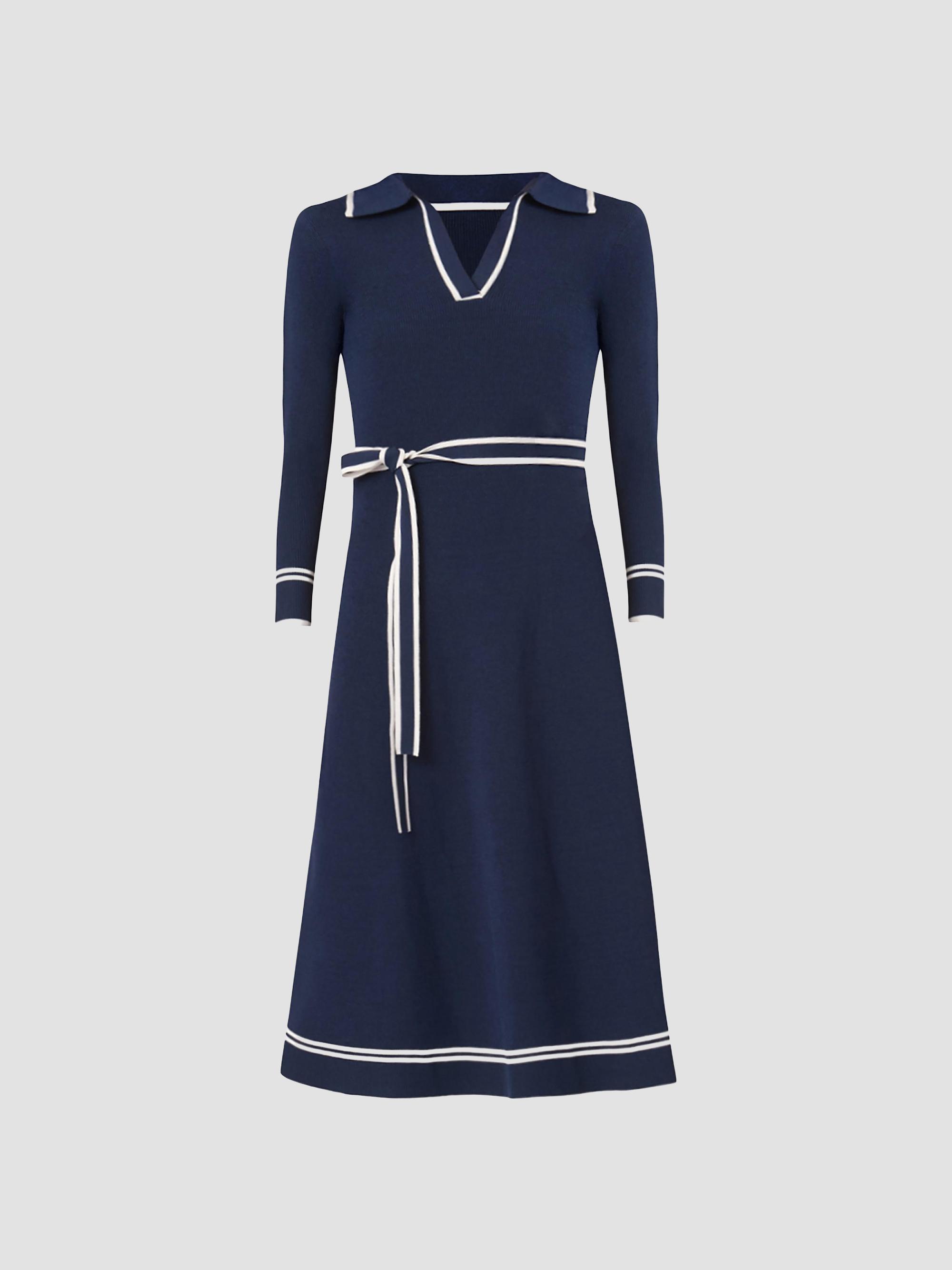 Polo Ralph Lauren Cable Bodice Drop Waist Maxi Shirtdress | Saks