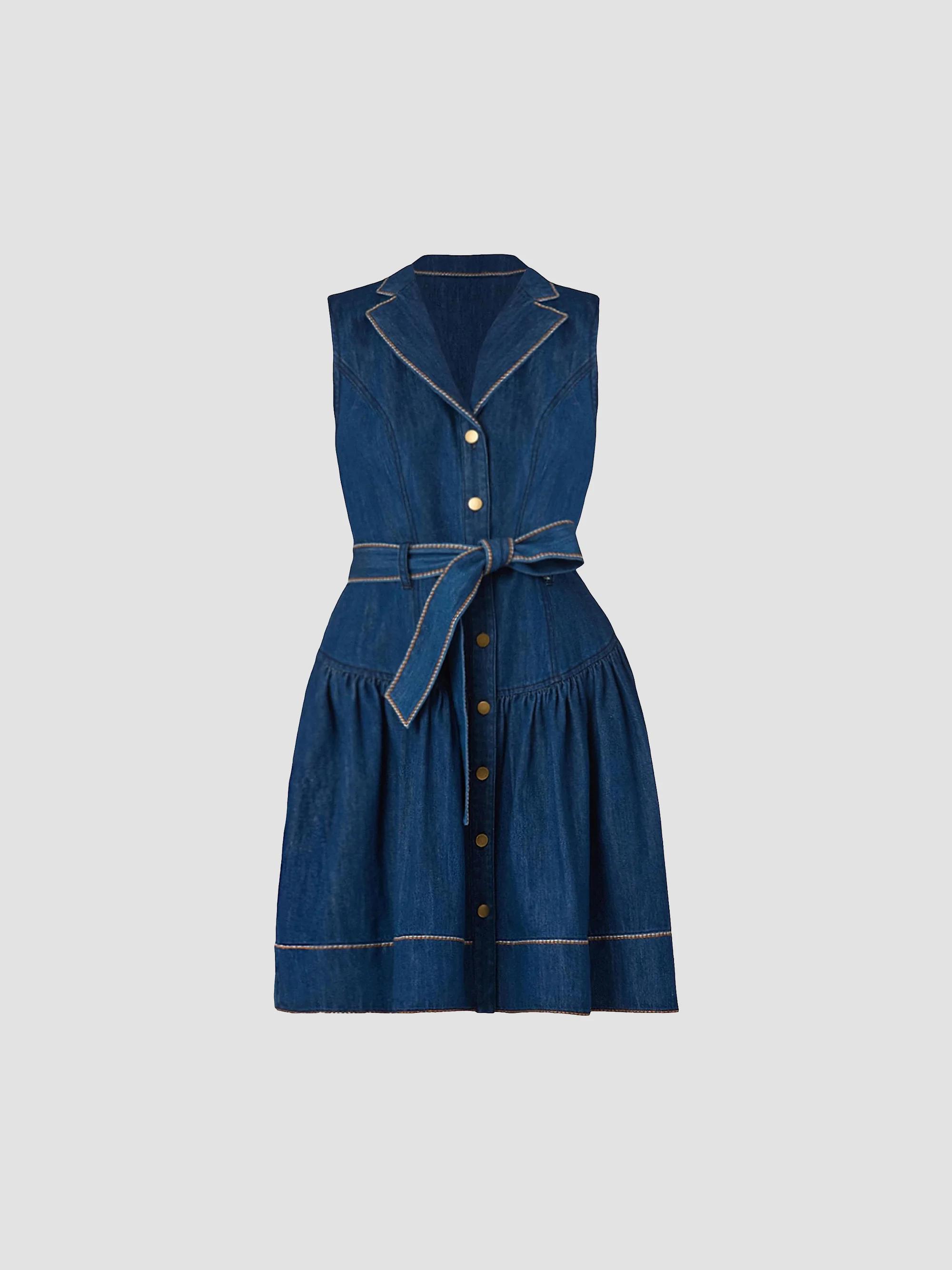 jacket dress making the cut Dag Sport Cavalry Twill Suit Please Choose:PDF vintage womens Dark blue thin denim