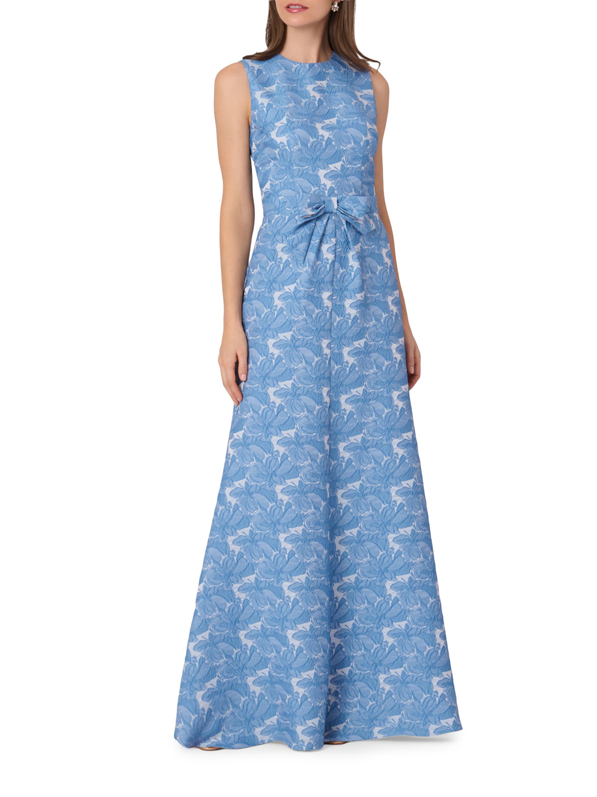 Shoshanna Women's Loren Jacquard Maxi Dress - Marina | Thumbnail 2