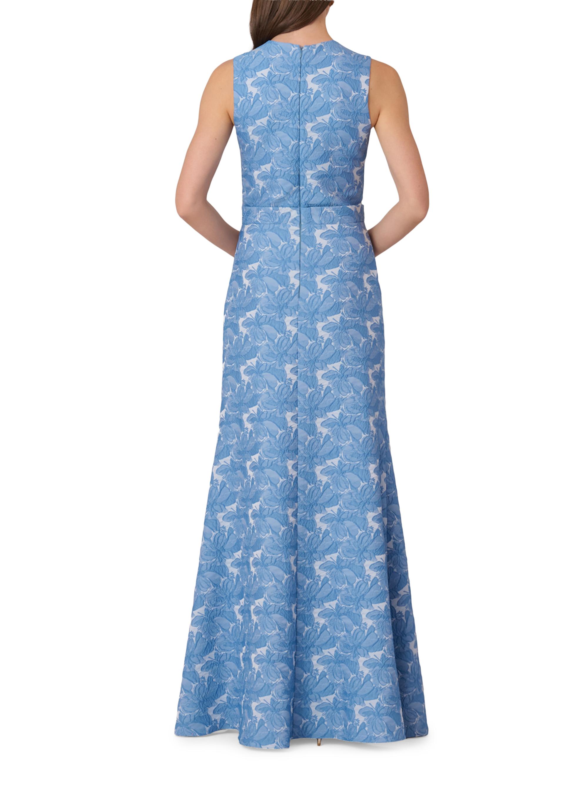 Shoshanna Women's Loren Jacquard Maxi Dress - Marina | Thumbnail 3