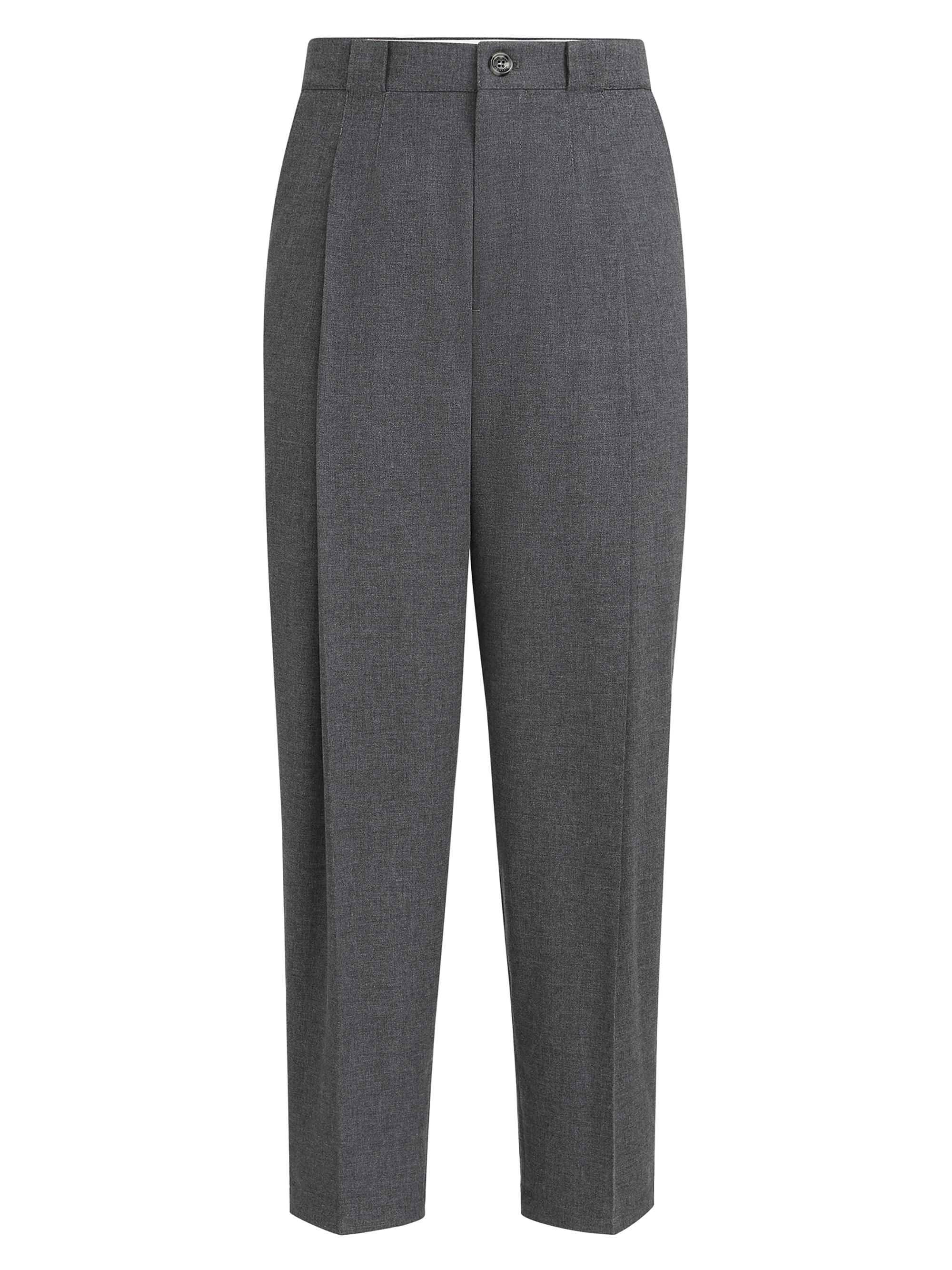 Brunello Cucinelli Virgin Wool Leisure Fit Trousers with Double