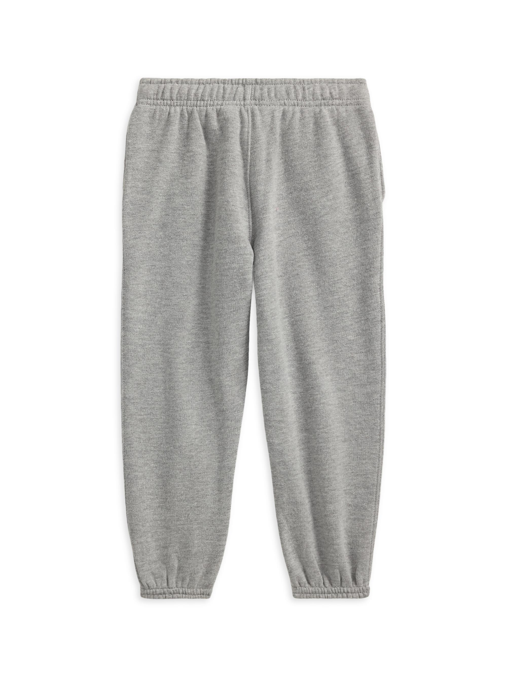 Polo Ralph Lauren Little Girl's Cotton-Blend Fleece Joggers - Andover Heather | Thumbnail 2