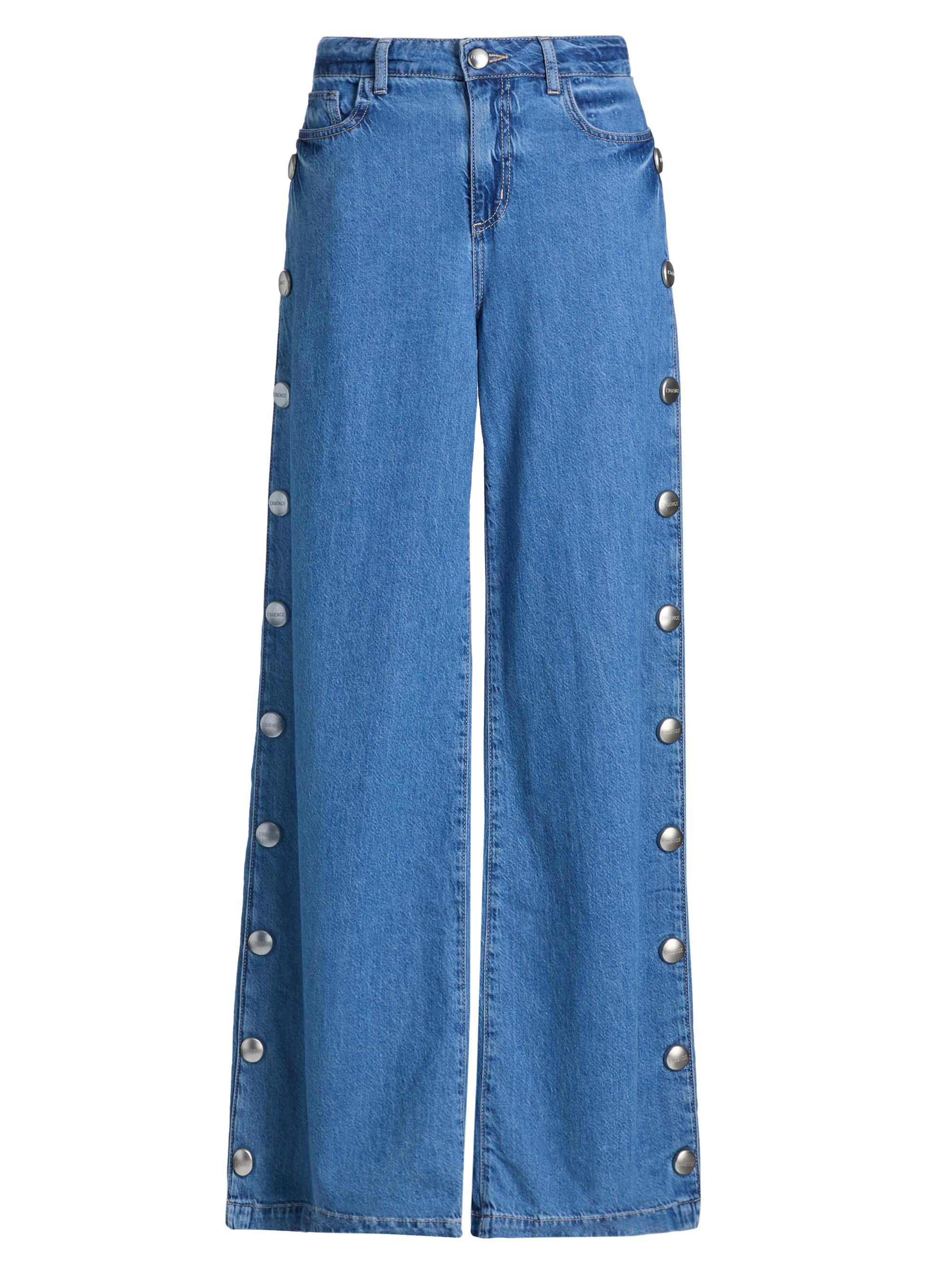 L'AGENCE Alicent High-Rise Wide-Leg Jeans | Saks Fifth Avenue