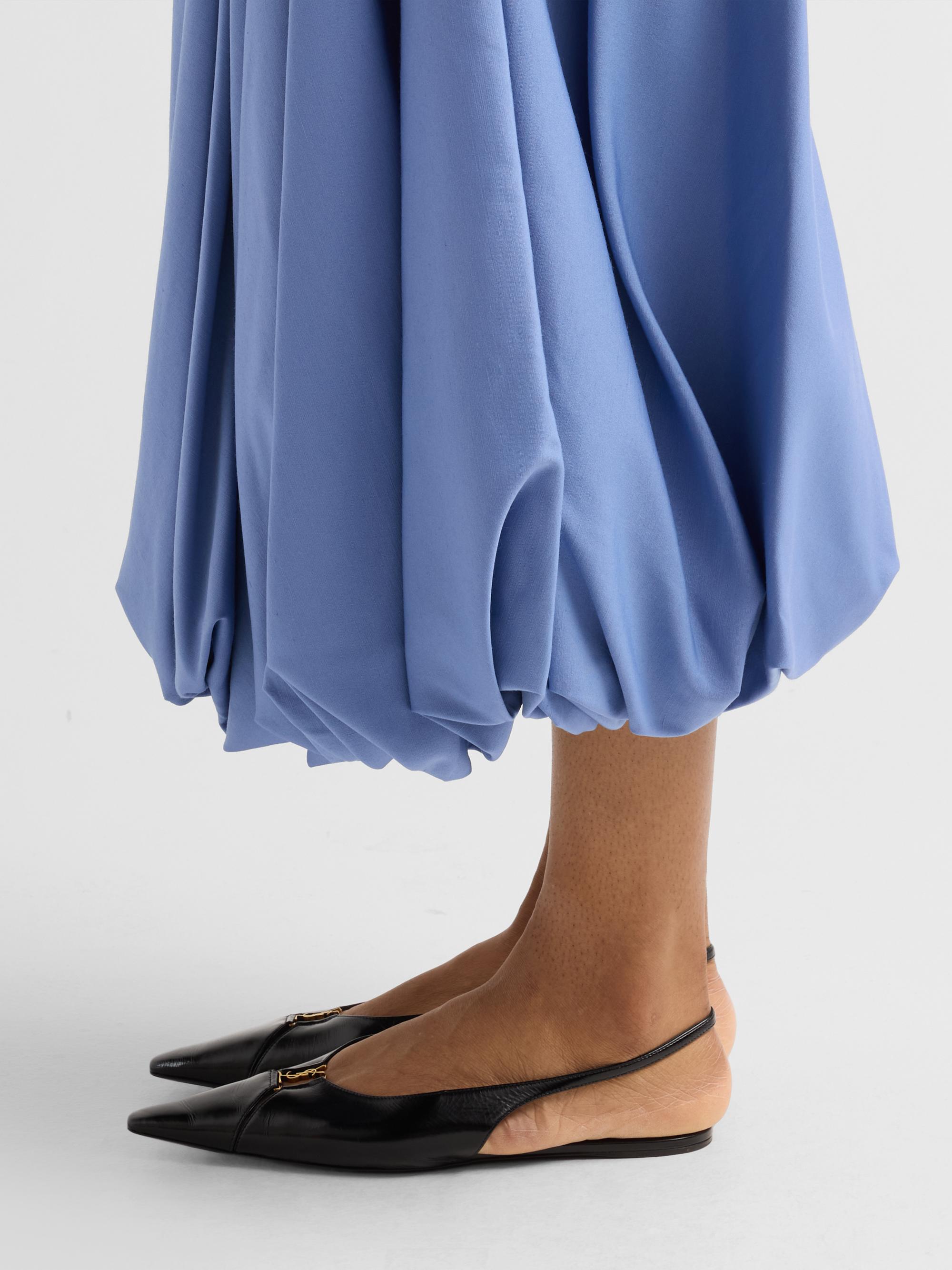 Lela Rose Women's Faille Bubble Midi Dress - Bluebell | Thumbnail 5