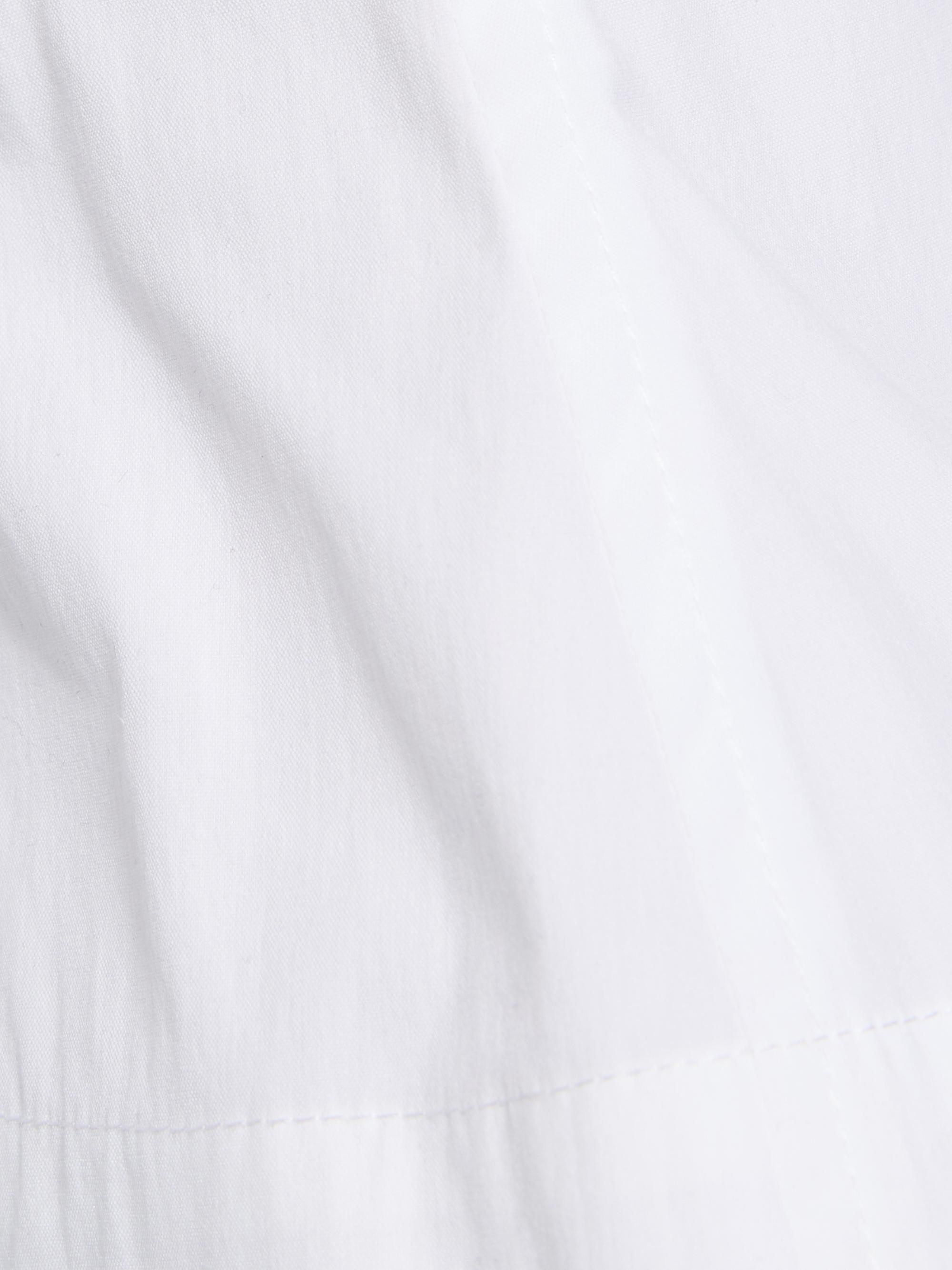 Lela Rose Women's Cotton-Blend Poplin Bell-Sleeve Top - White | Thumbnail 7