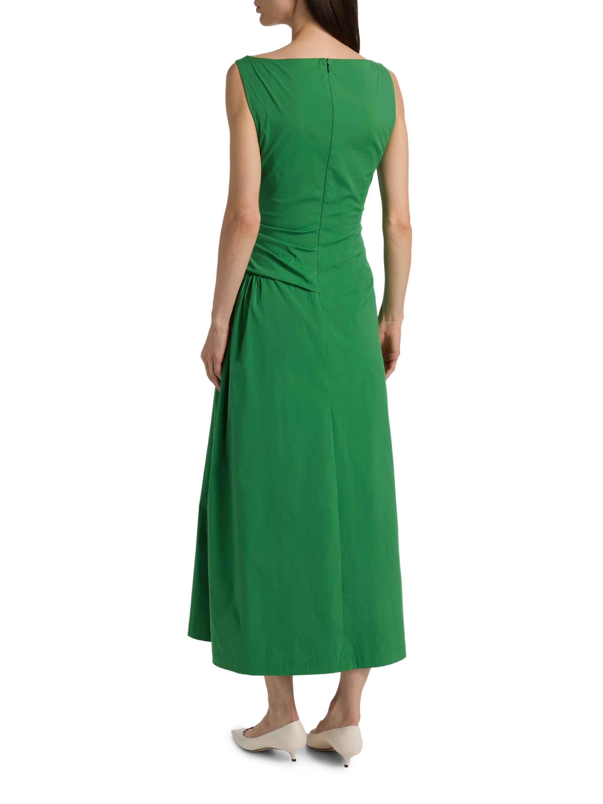 Lela Rose Women's Poplin Cotton-Blend Flounce Midi-Dress - Fern | Thumbnail 5