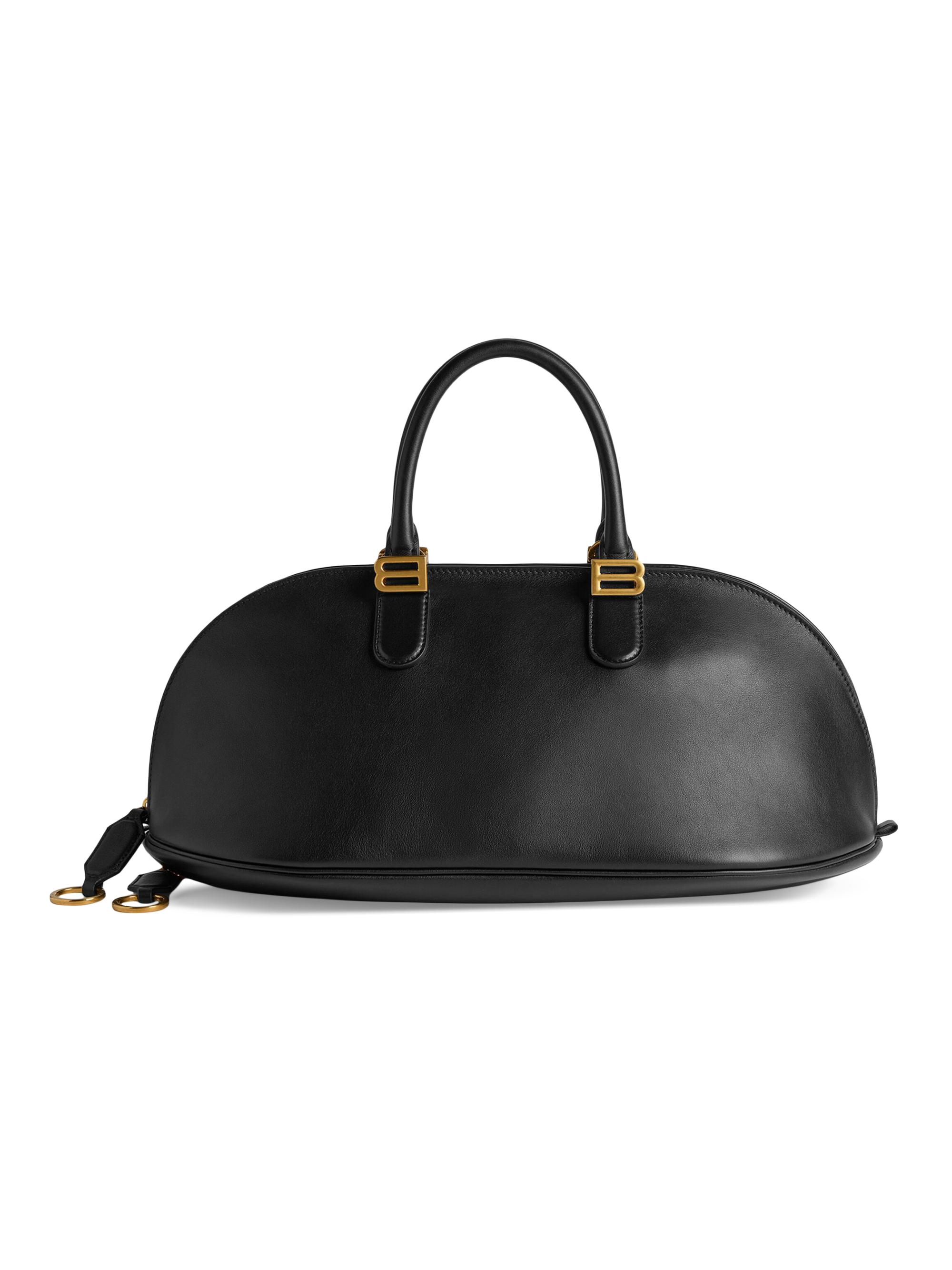Balenciaga Women's Bolero Bowling Top Handle Bag - Black