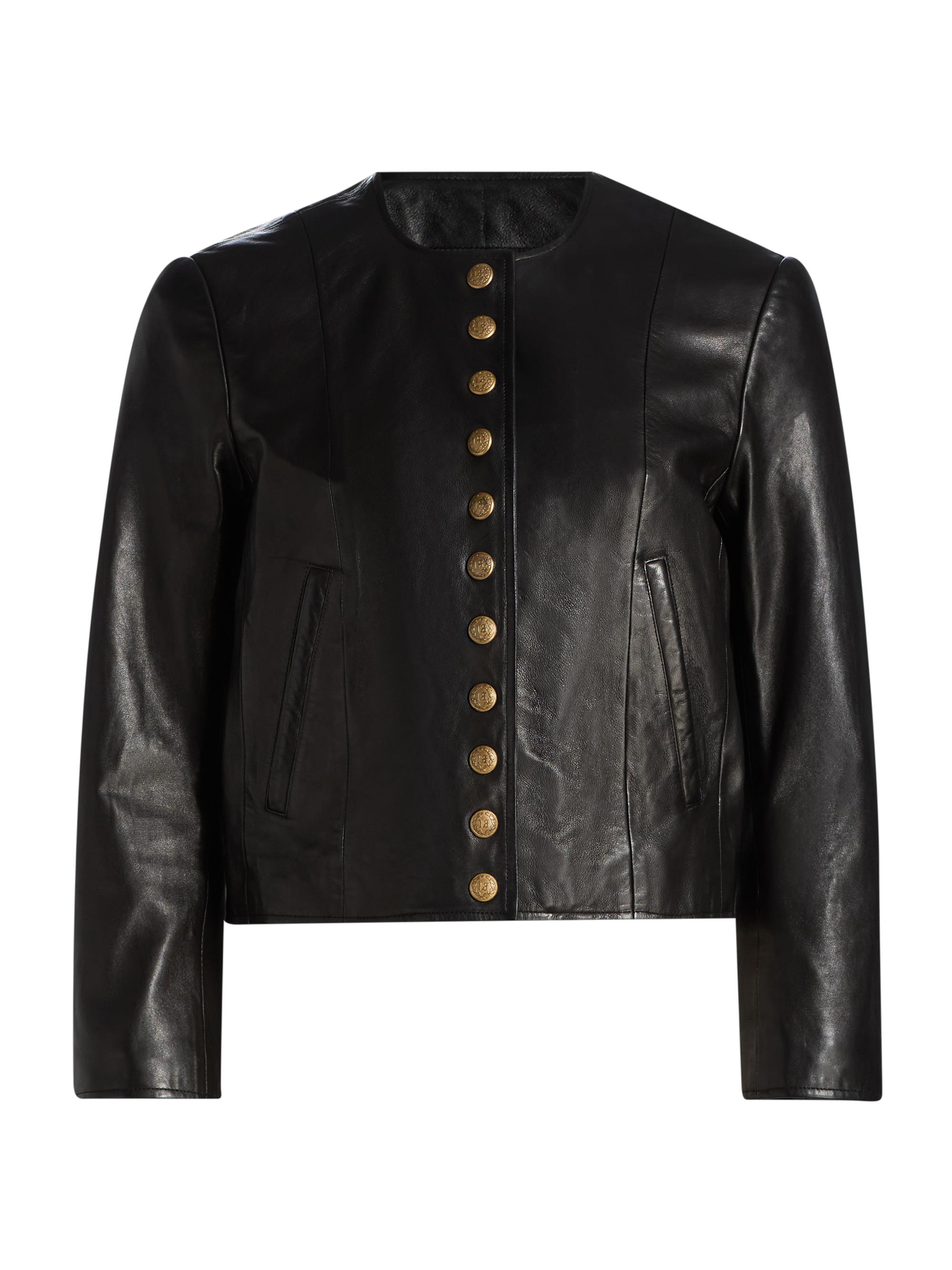 R13 Women's Leather Jacket - Black