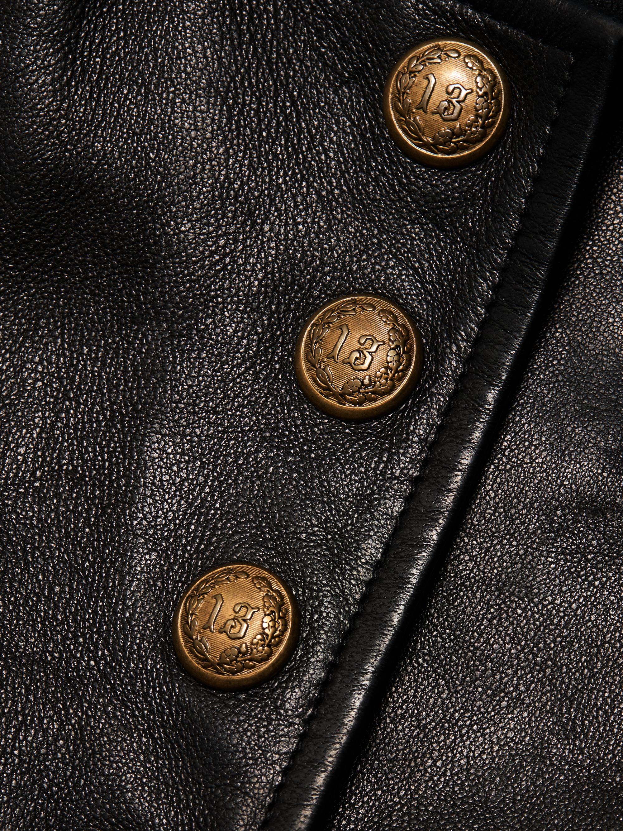 R13 Women's Leather Jacket - Black | Thumbnail 7