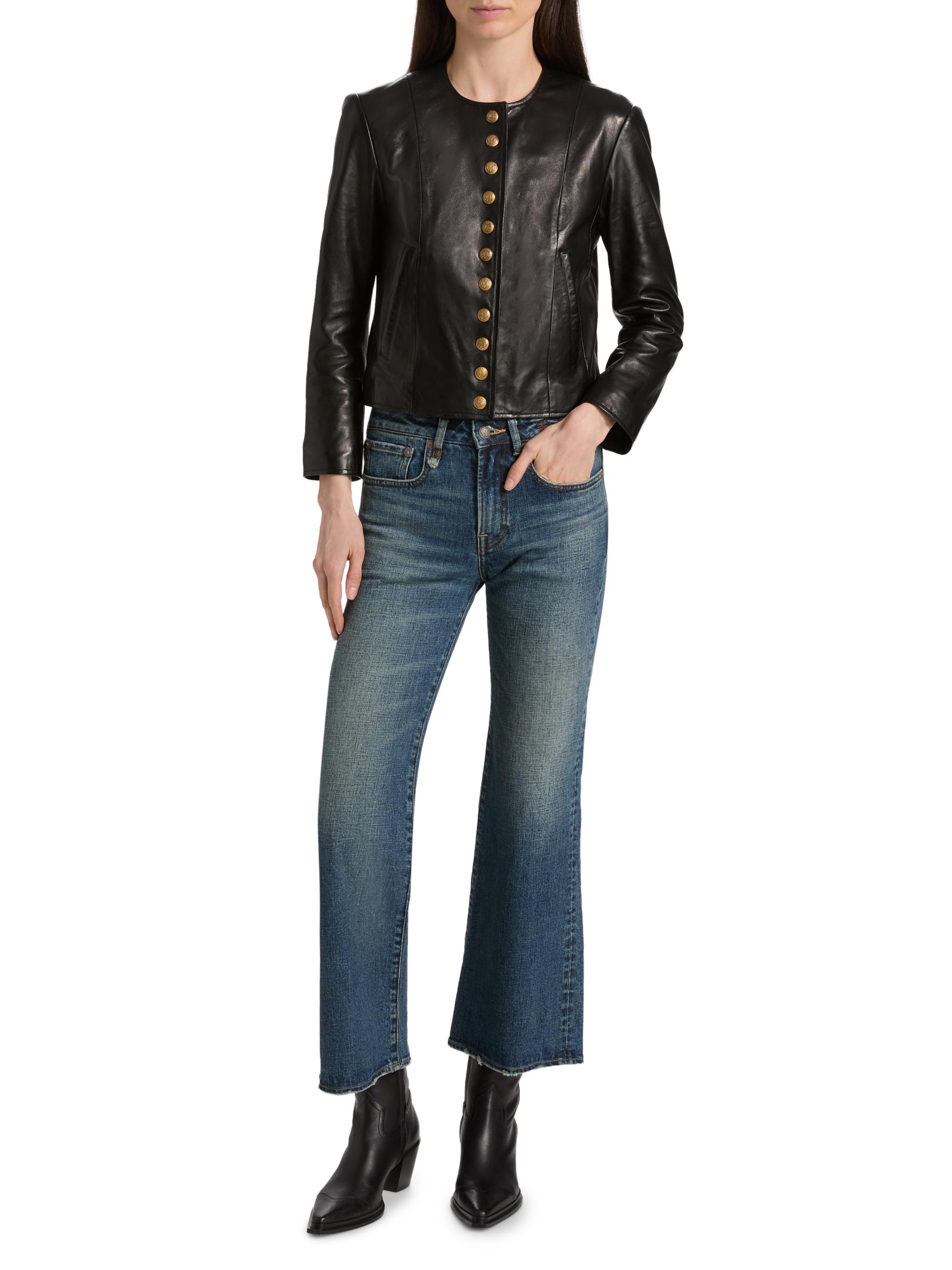 R13 Women's Leather Jacket - Black | Thumbnail 2