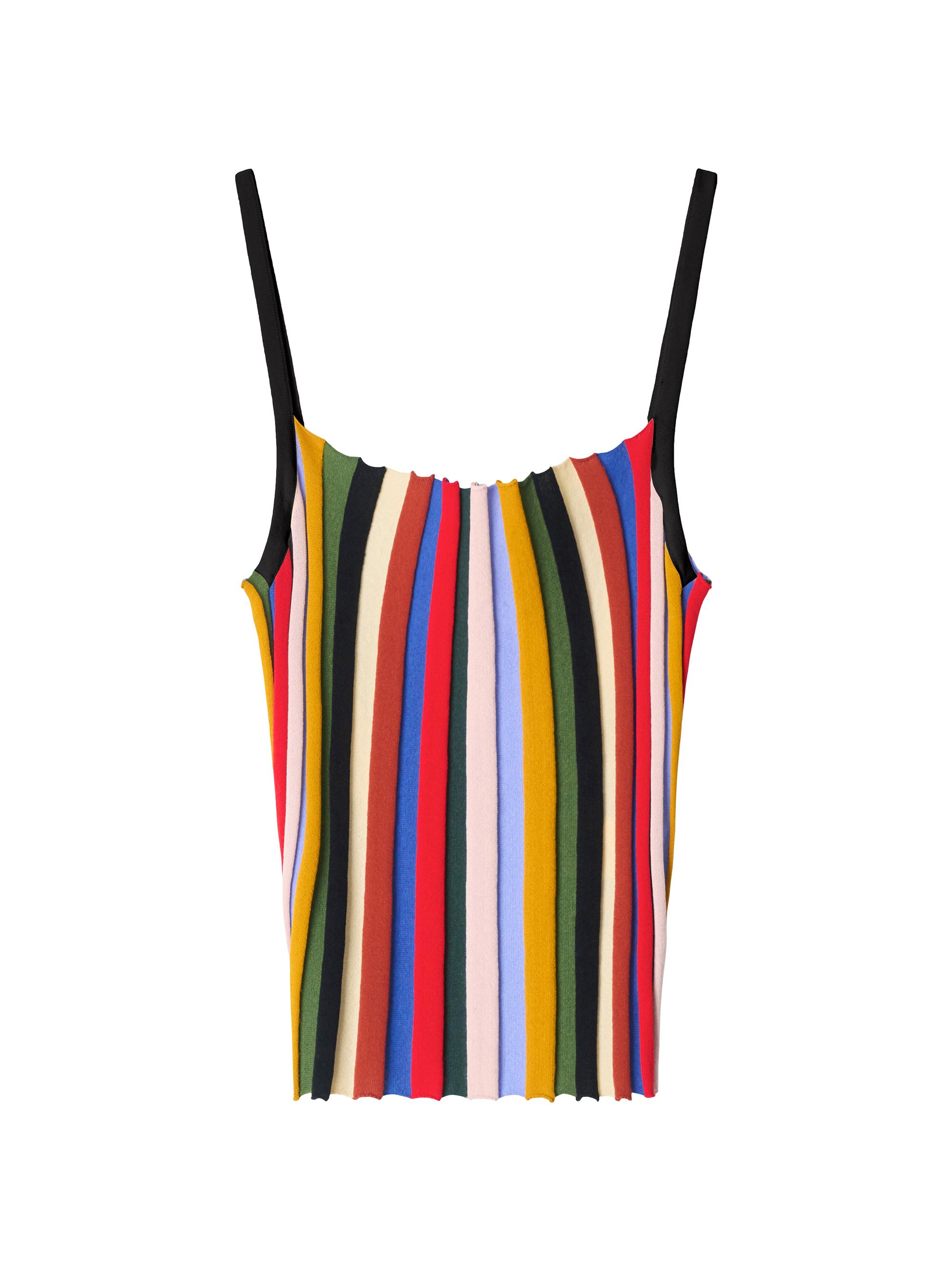 Staud Women's Skye Striped Tank - Artist Stripe