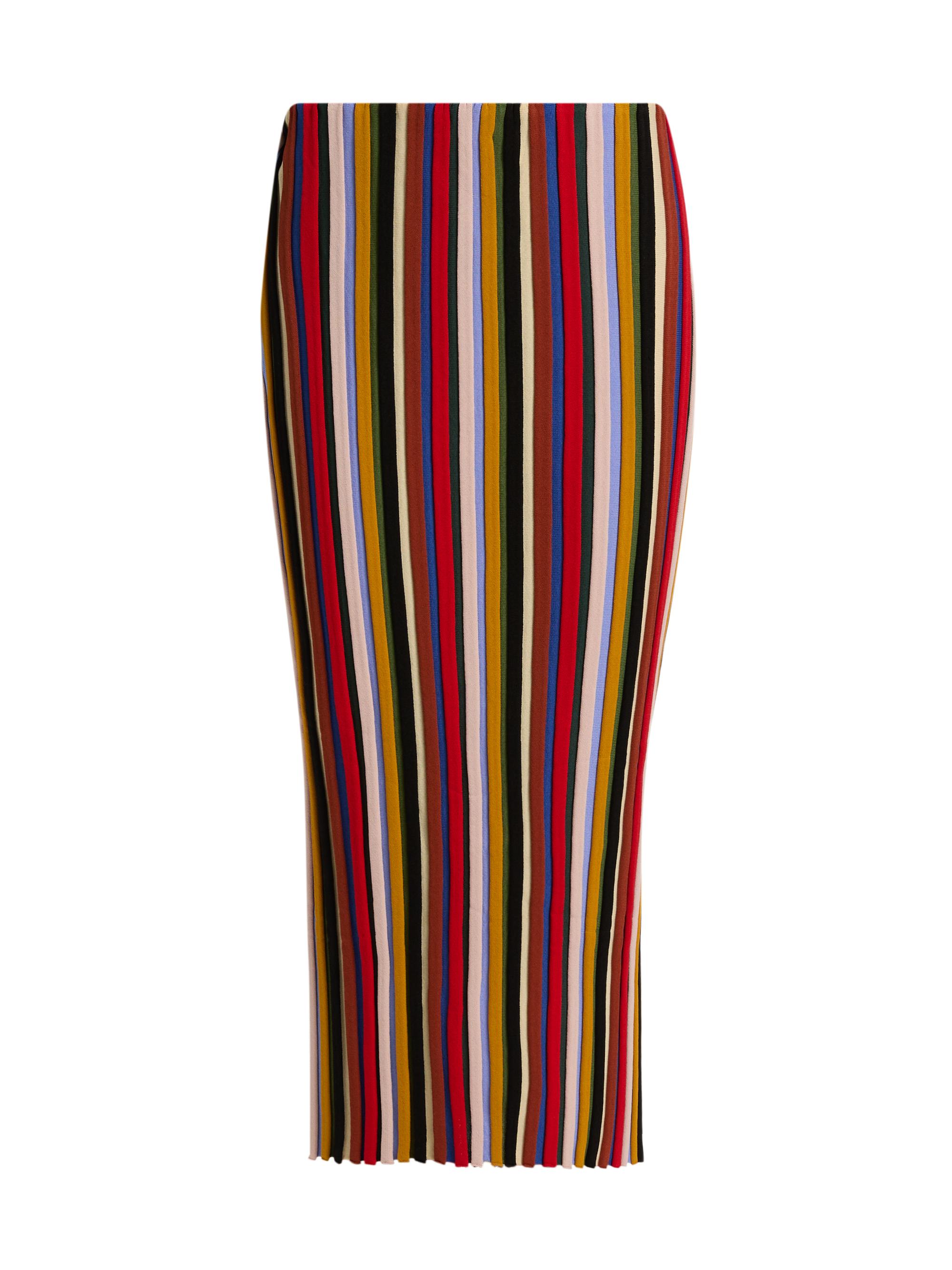 Staud Karina Striped Knit Midi-Skirt | Saks Fifth Avenue