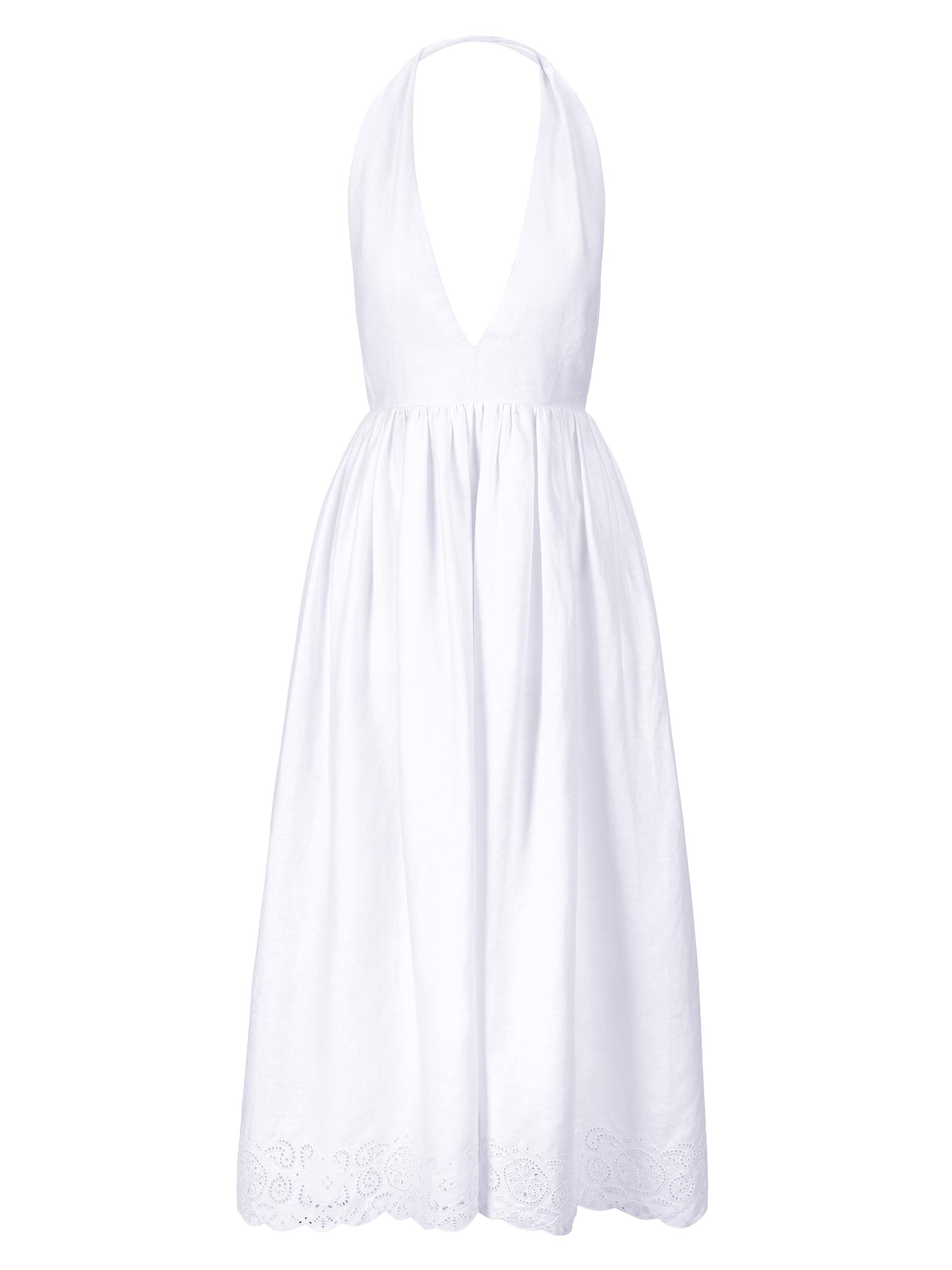 Staud Dena Drop-Waist Midi-Dress | Saks Fifth Avenue