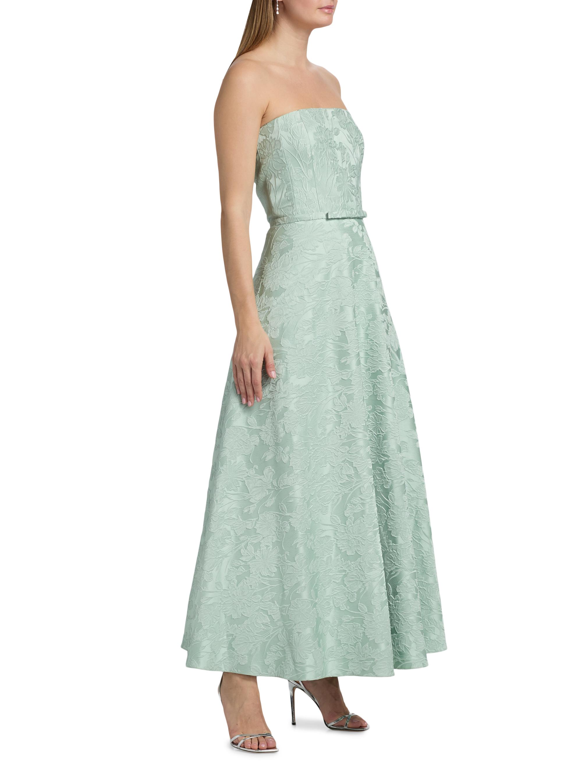 SACHIN BABI Women's Darian Floral Cloque Maxi Dress - Celadon | Thumbnail 4