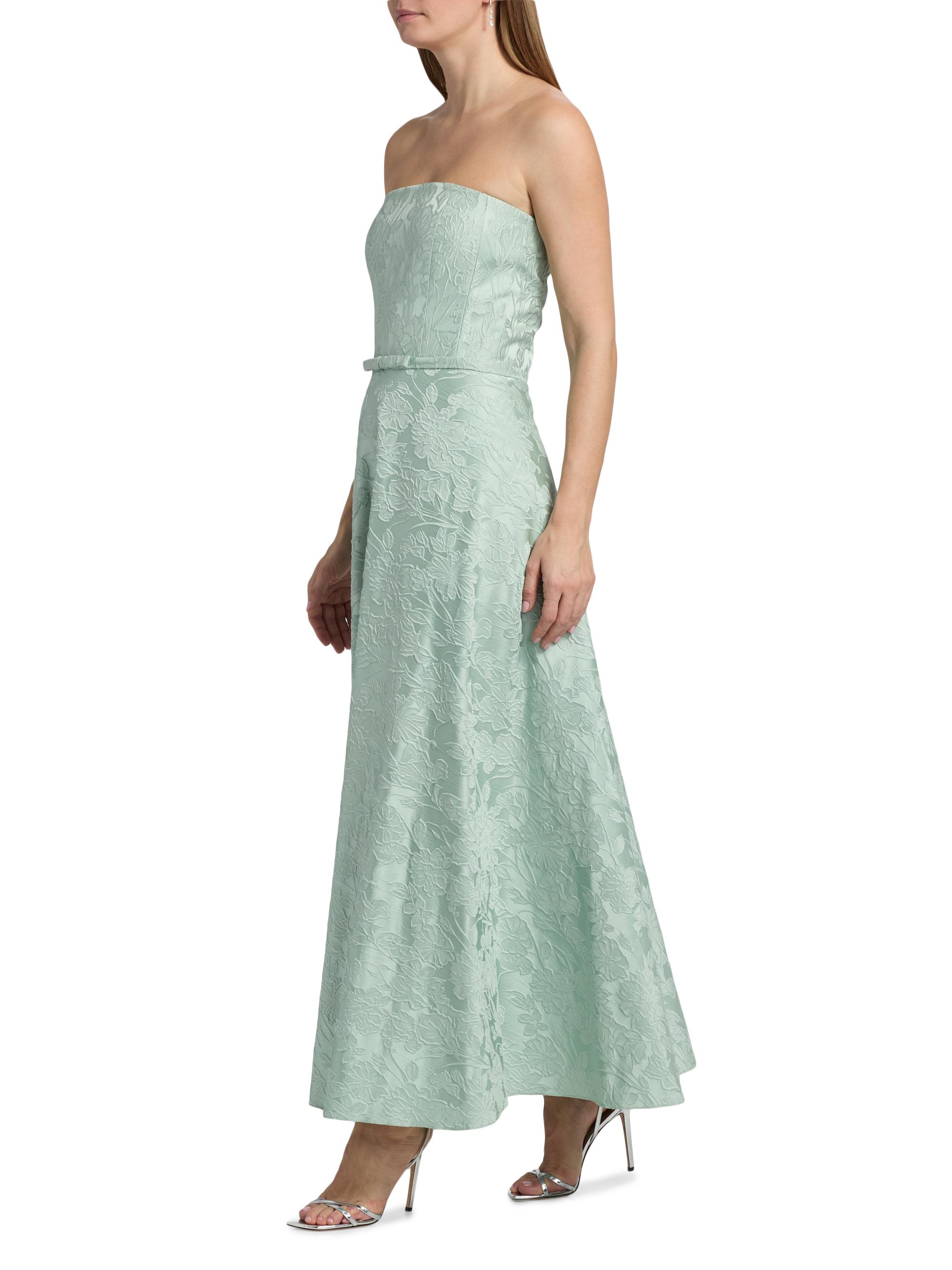 SACHIN BABI Women's Darian Floral Cloque Maxi Dress - Celadon | Thumbnail 2