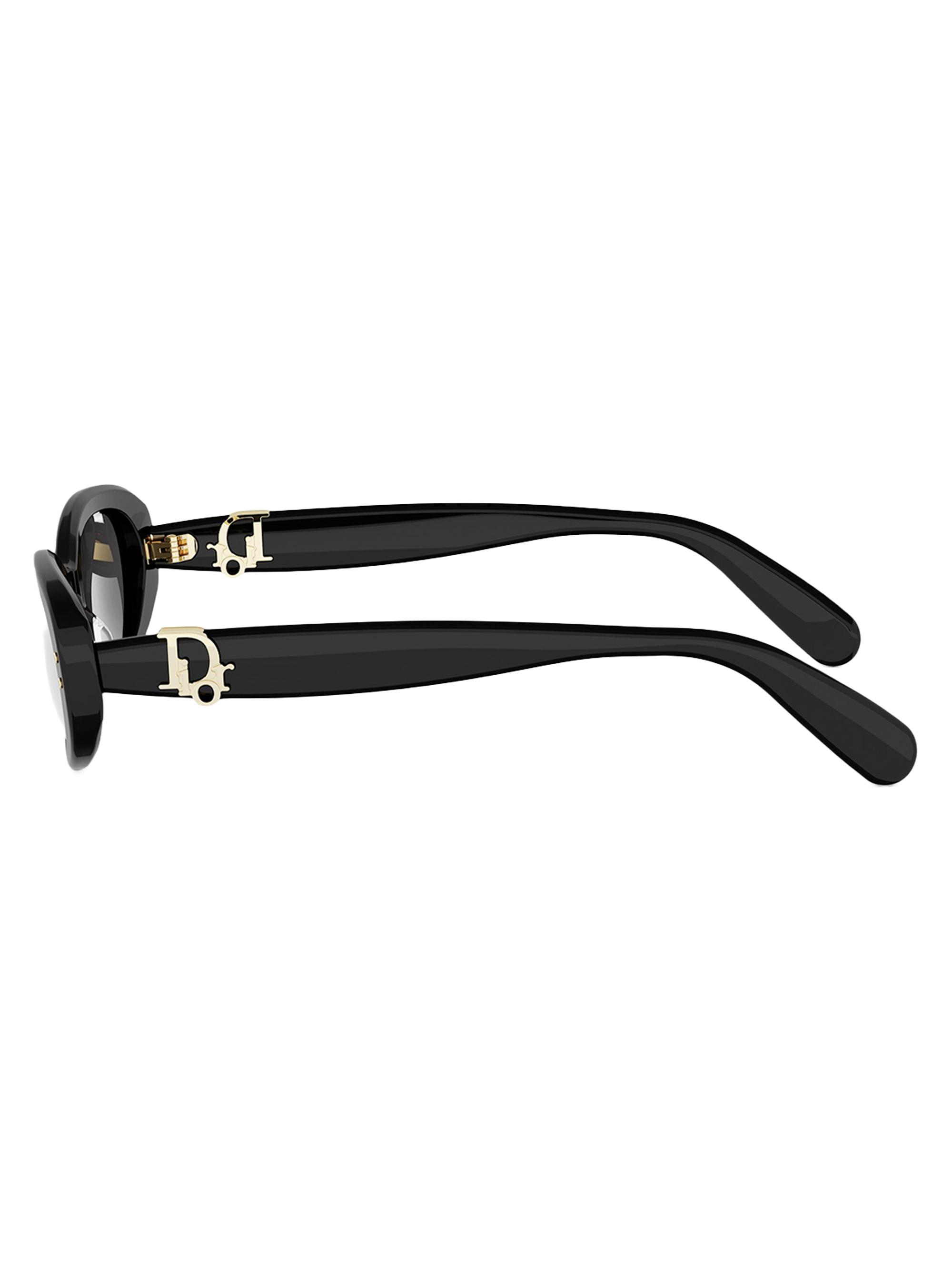Dior Oblique B1l 52MM Oval Sunglasses | Saks Fifth Avenue