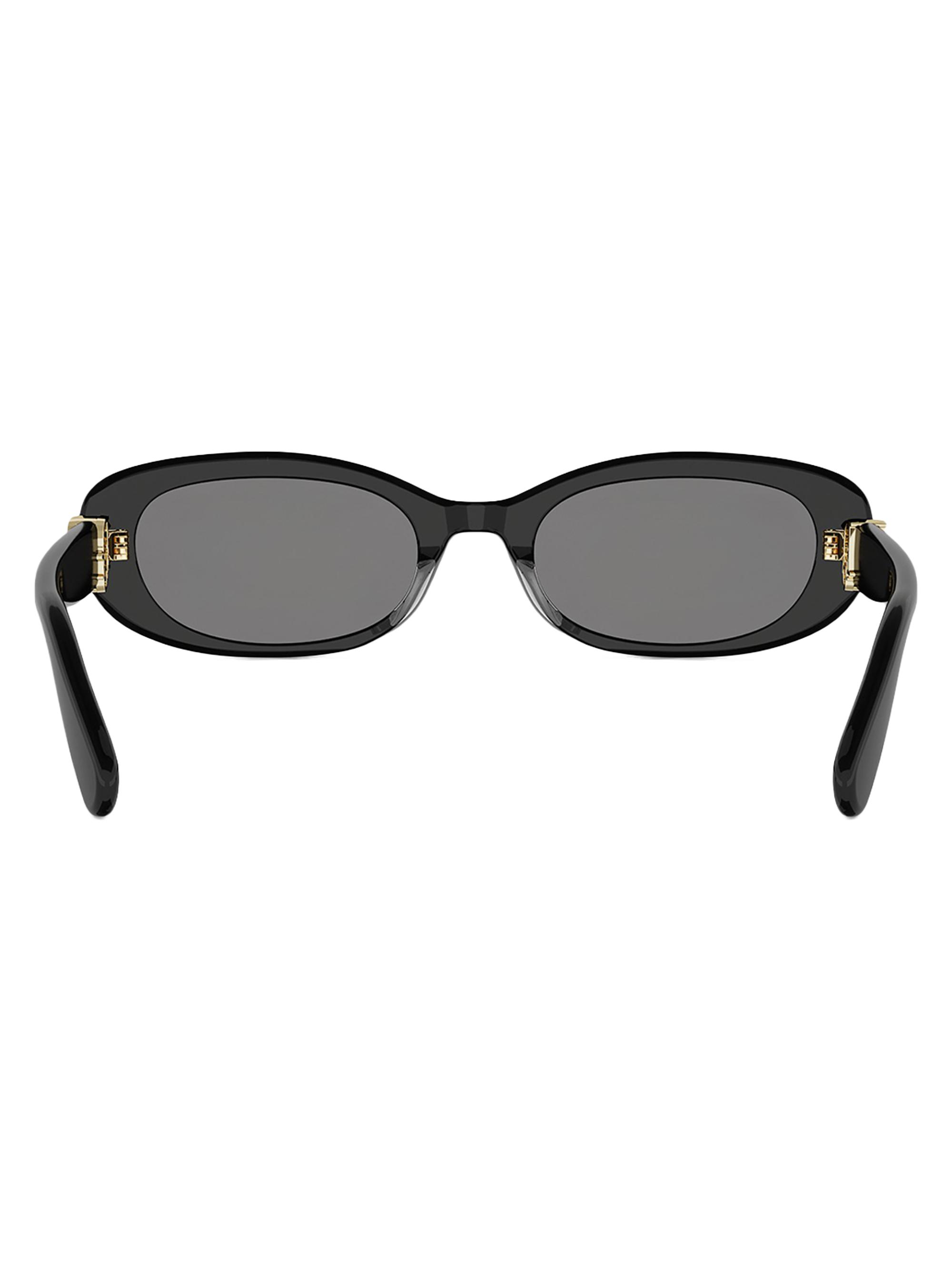Dior Oblique B1l 52MM Oval Sunglasses | Saks Fifth Avenue