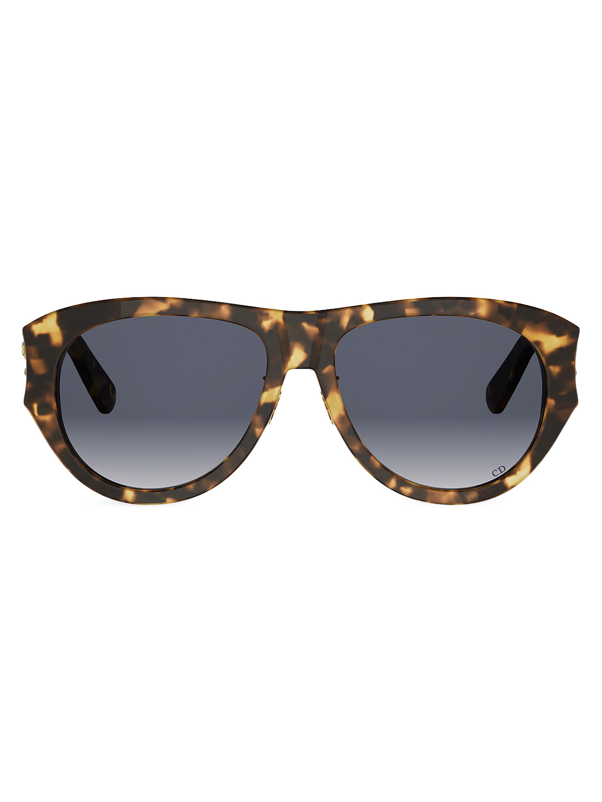 Dior DiorGlow A1I 55MM Pilot Sunglasses | Saks Fifth Avenue