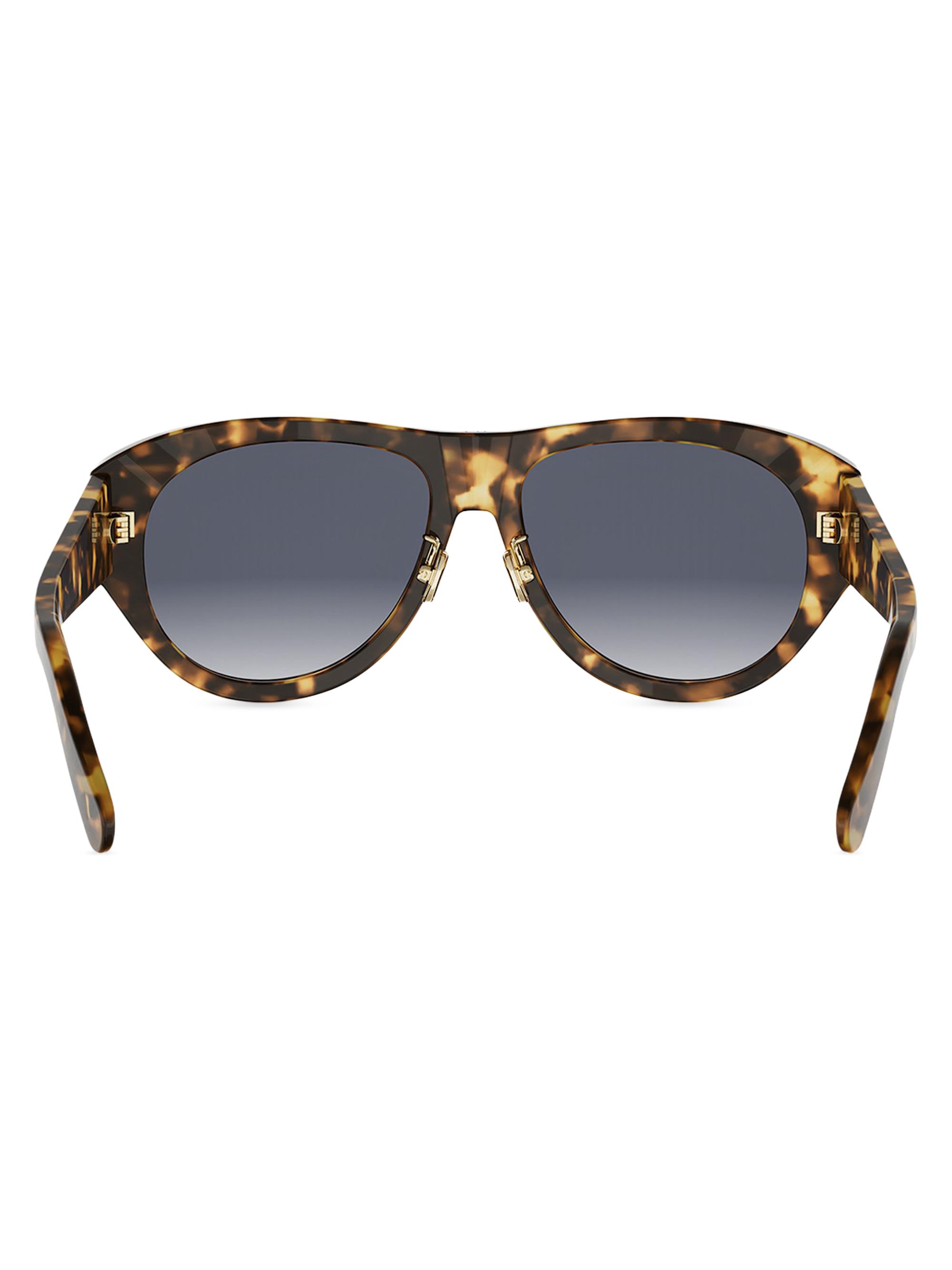 Dior DiorGlow A1I 55MM Pilot Sunglasses | Saks Fifth Avenue