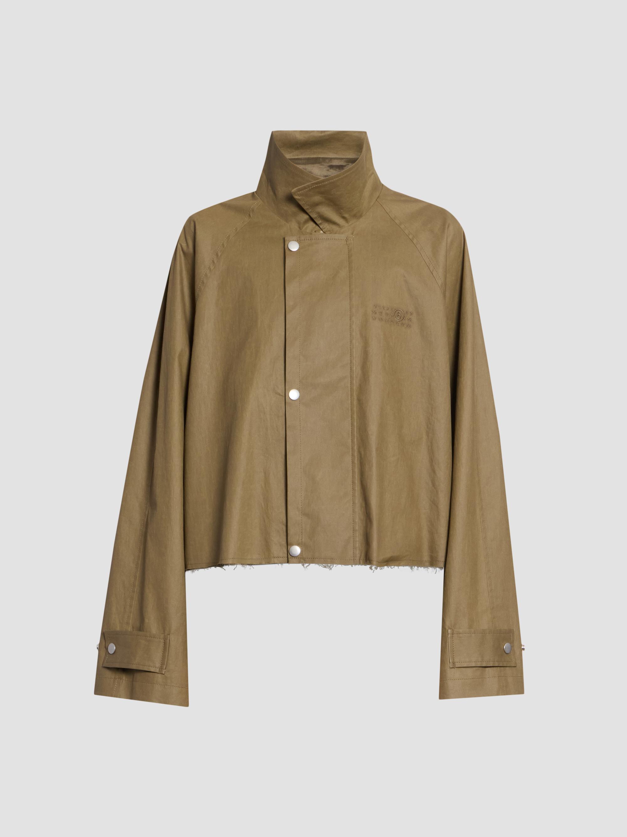 Maison Margiela Wool Gabardine Zip Jacket | Saks Fifth Avenue